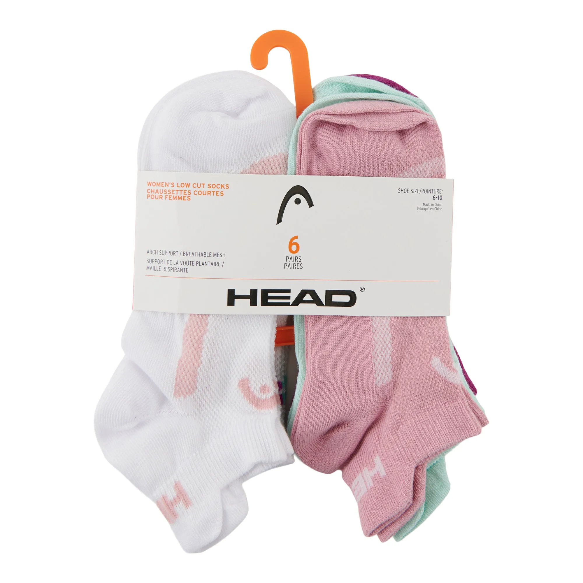 HEAD Women's Low-Cut Socks, 6-Pack sold by Giant Tiger product image thumbnail 3