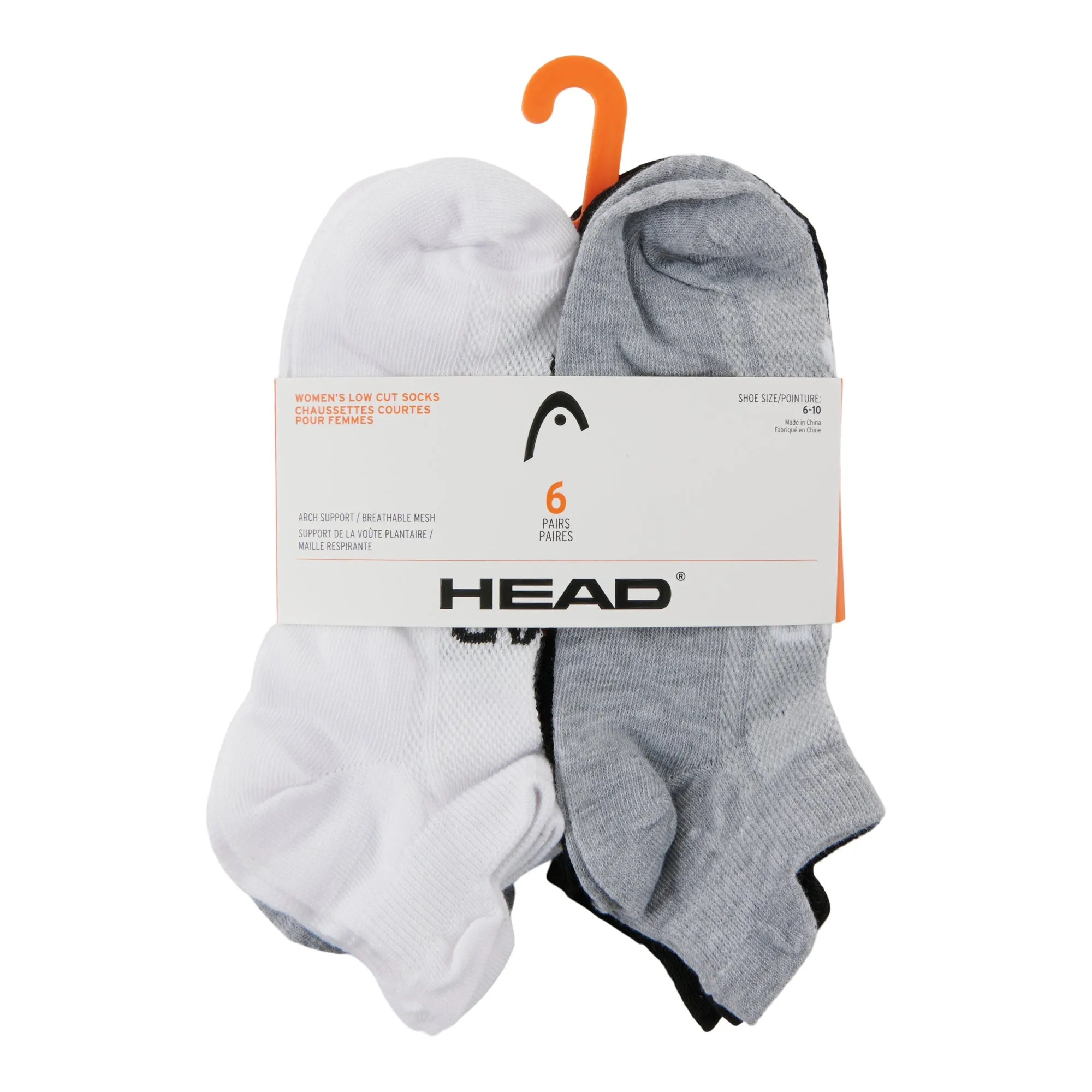 HEAD Women's Low-Cut Socks, 6-Pack sold by Giant Tiger product image thumbnail 2