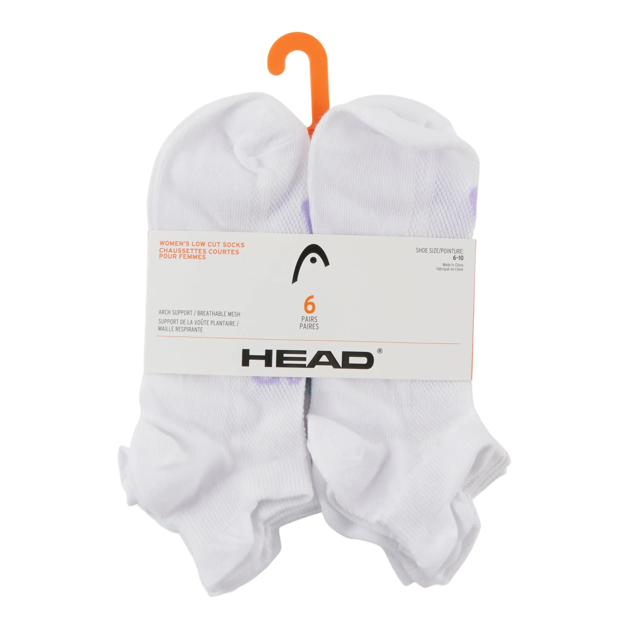 HEAD Women's Low-Cut Socks, 6-Pack sold by Giant Tiger product image thumbnail 5