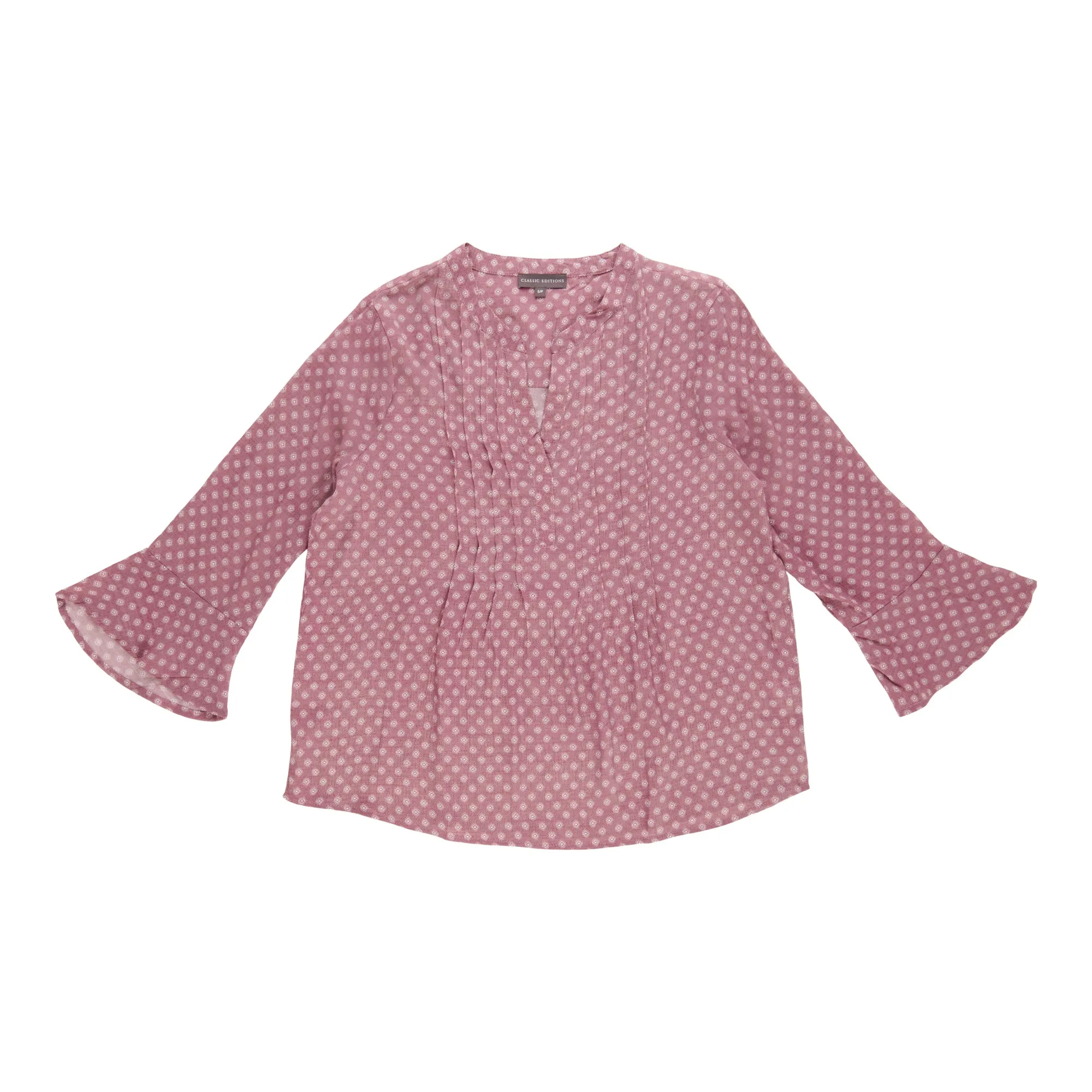 Classic Editions Women's Pintuck Blouse sold by Giant Tiger