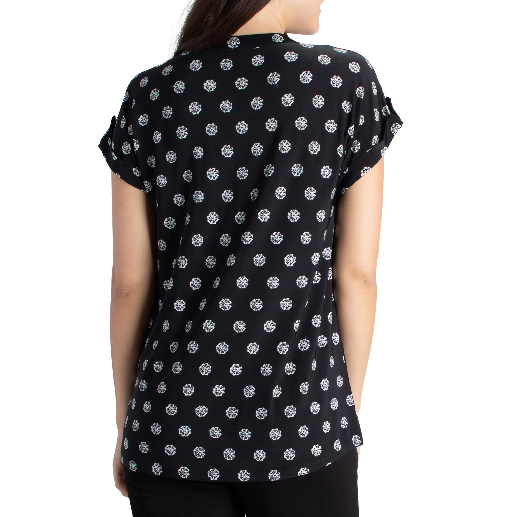 lily morgan Women's Button Trim Top sold by Giant Tiger product image thumbnail 2