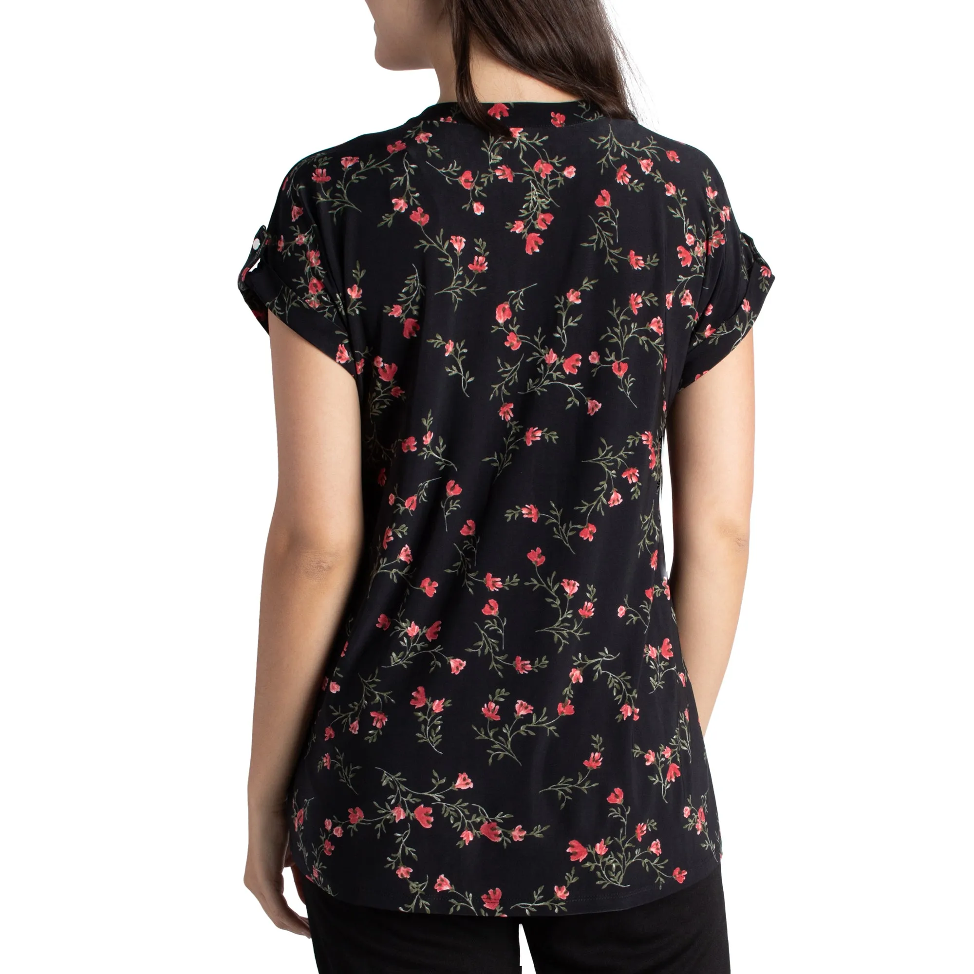 lily morgan Women's Button Trim Top sold by Giant Tiger product image thumbnail 4