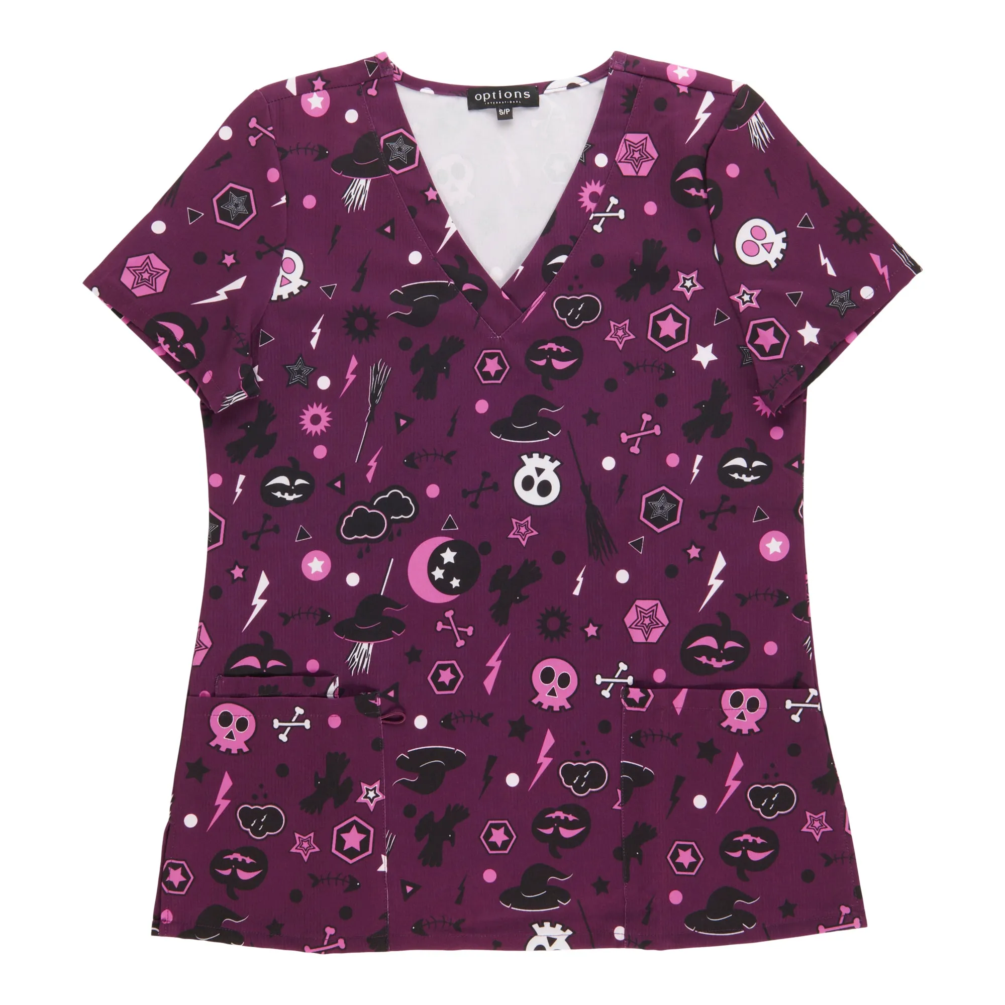 Options Women's Printed Scrub Top sold by Giant Tiger product image thumbnail 3
