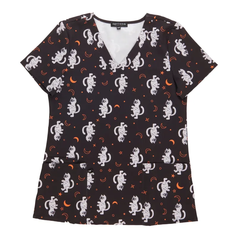 Options Women's Printed Scrub Top sold by Giant Tiger