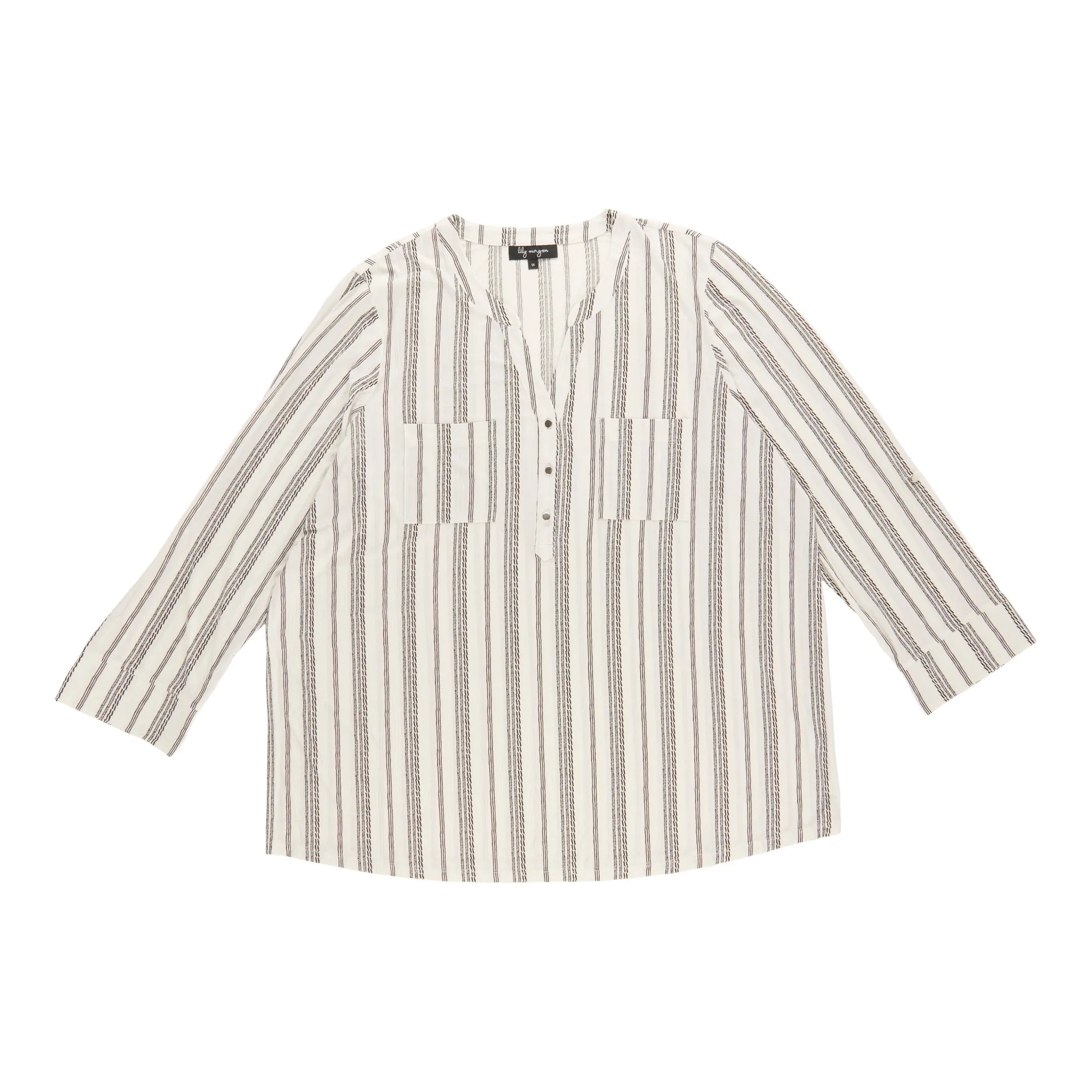 lily morgan Women's Plus Top with Flap Pockets sold by Giant Tiger product image thumbnail 2