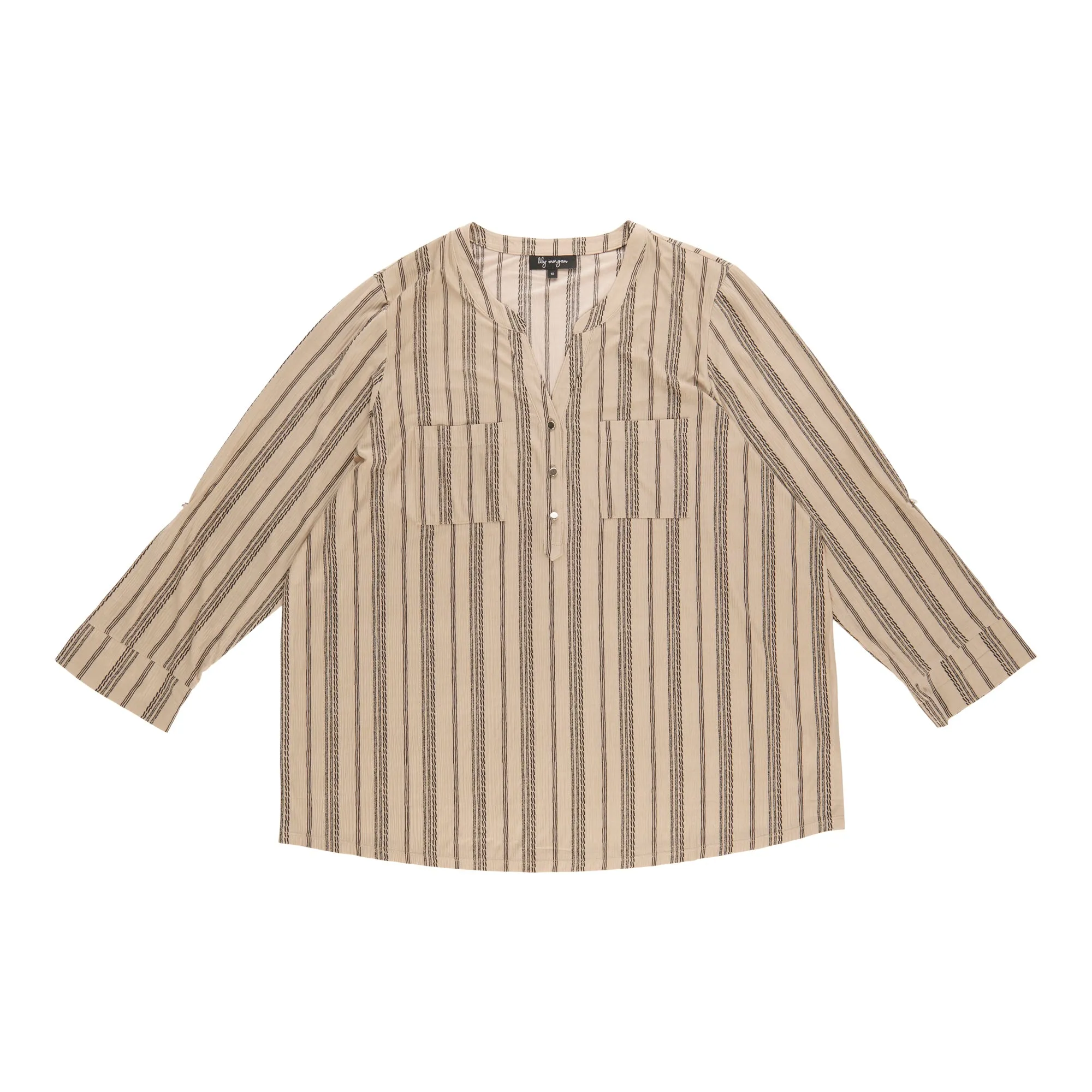 lily morgan Women's Plus Top with Flap Pockets sold by Giant Tiger product image thumbnail 3