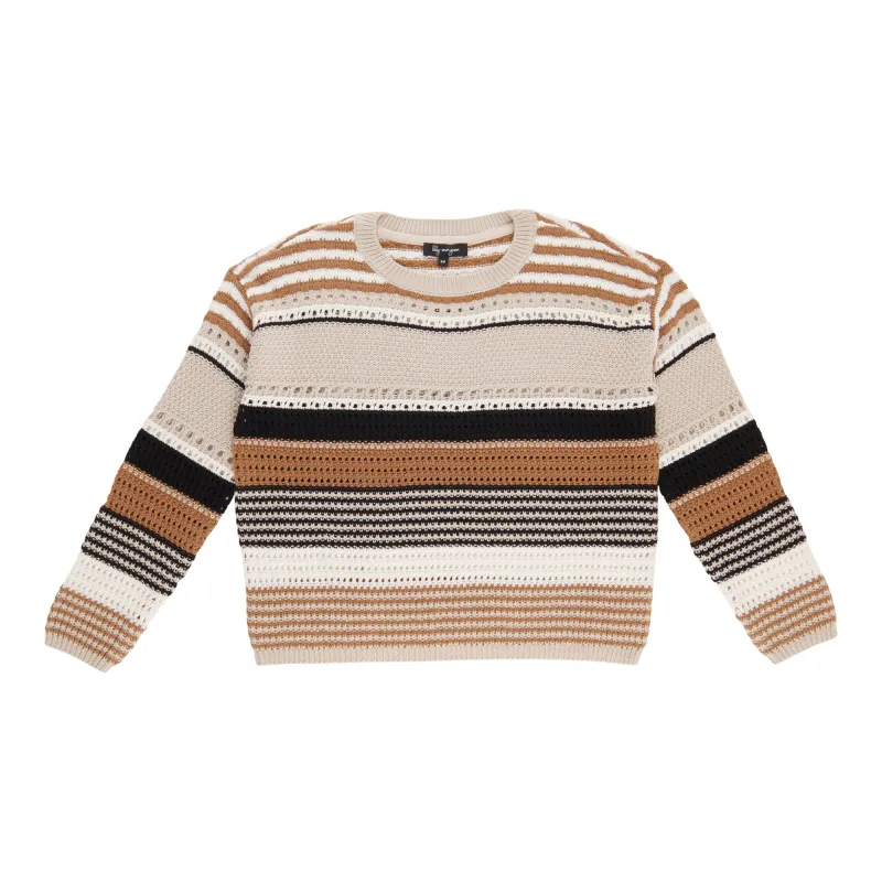 lily morgan Women's Striped Pullover Sweater sold by Giant Tiger