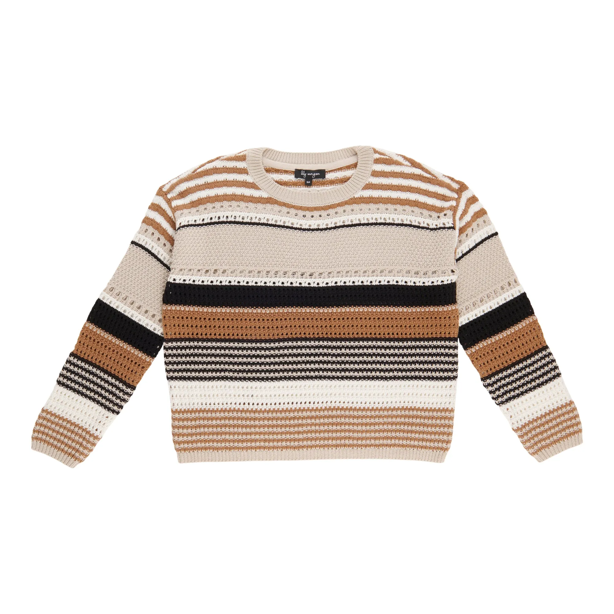 lily morgan Women's Striped Pullover Sweater sold by Giant Tiger