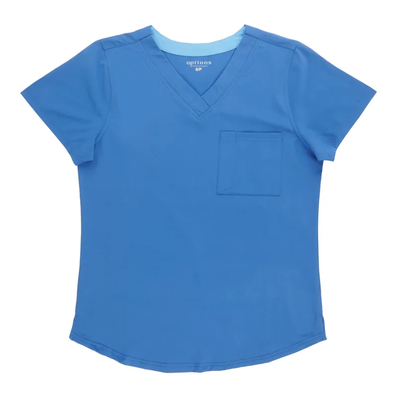 Options Women's Solid Scrub Top sold by Giant Tiger