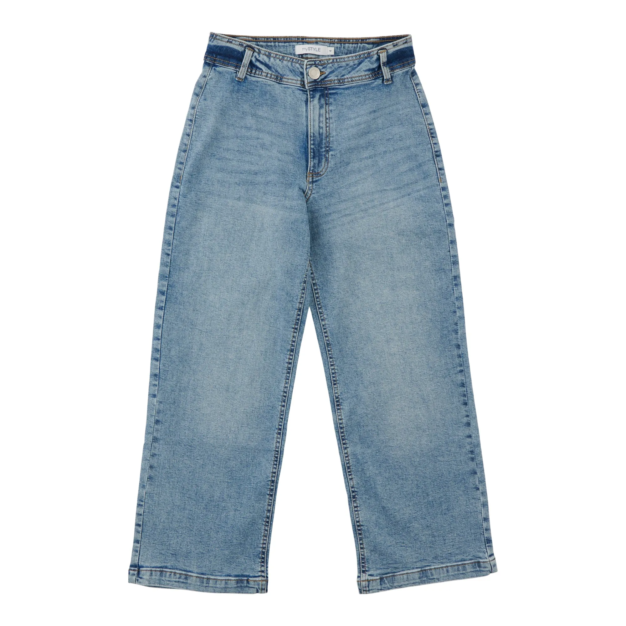 mySTYLE Women's Cropped Wid-Leg Jeans sold by Giant Tiger