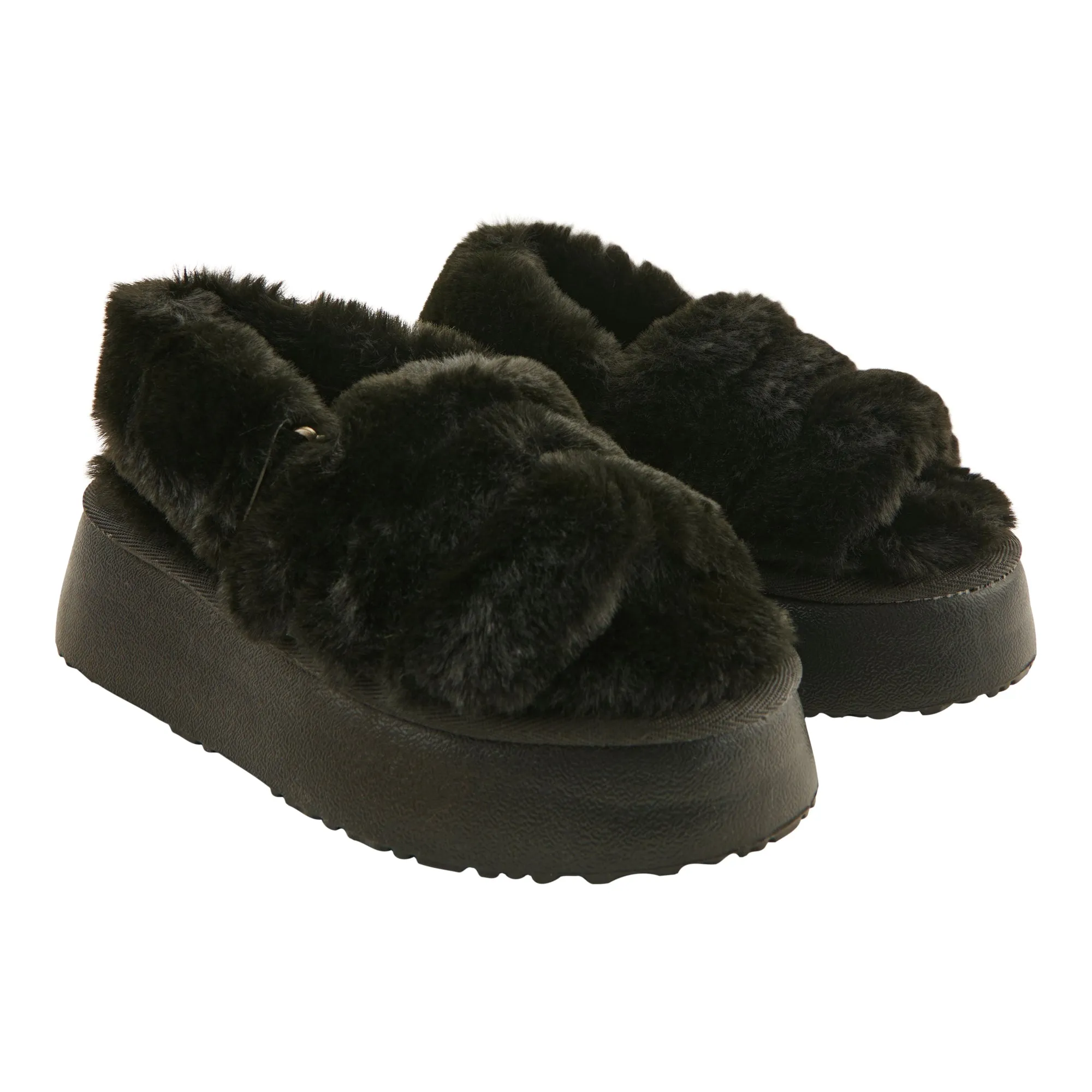 Women's Plush Fur Slippers sold by Giant Tiger product image thumbnail 5