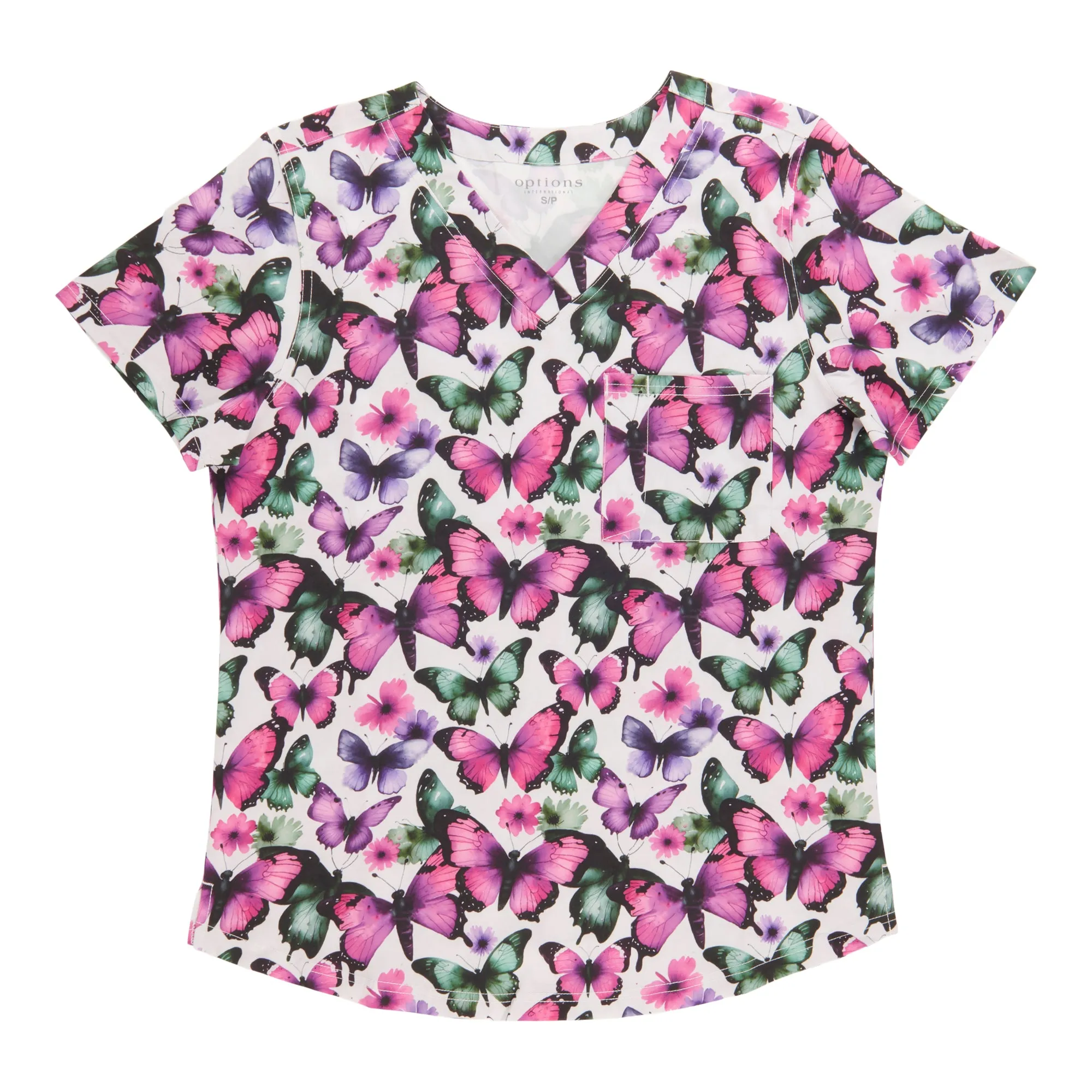 Options Women's Printed Scrub Top sold by Giant Tiger product image thumbnail 3