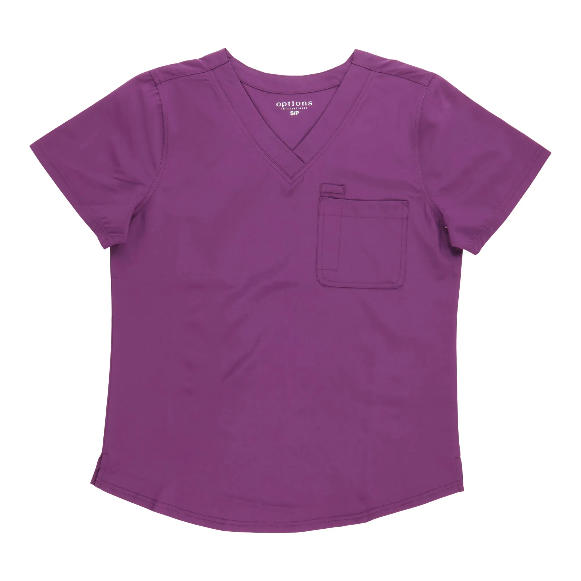 Options Women's Solid Scrub Top sold by Giant Tiger