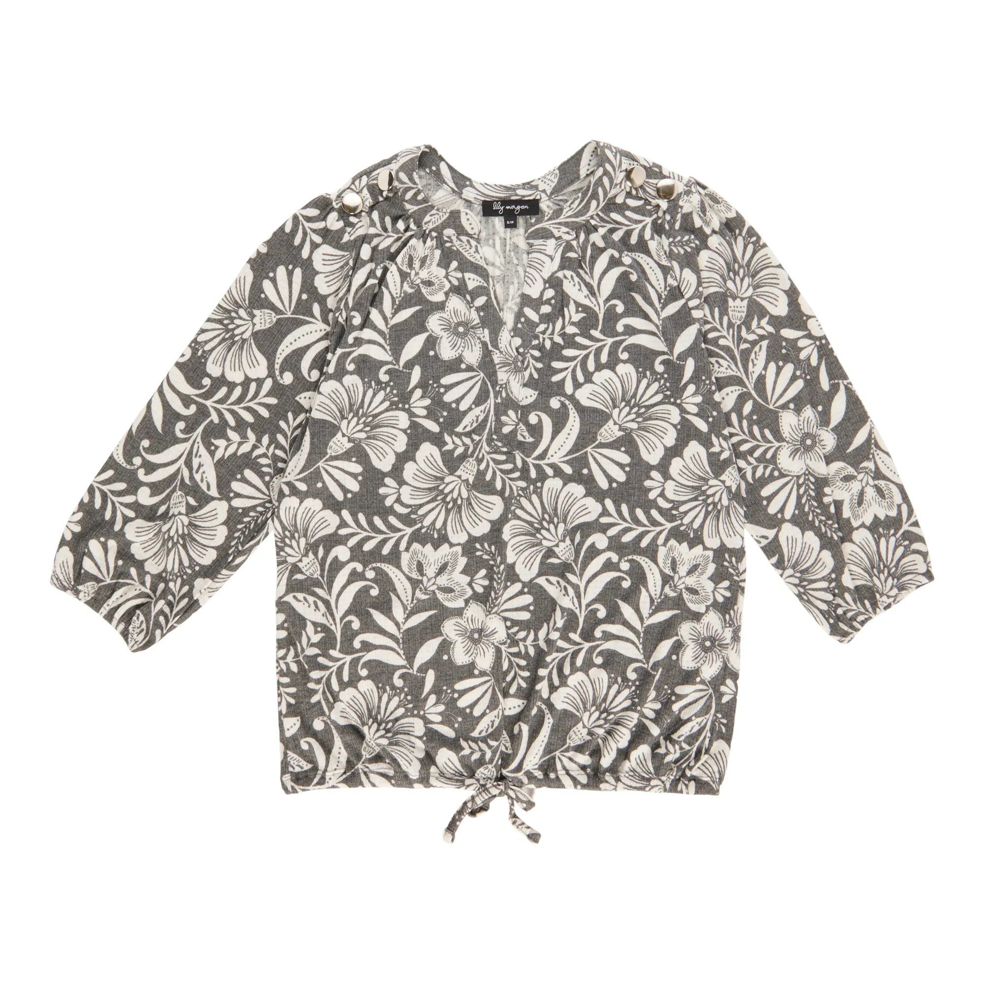 lily morgan Women's Tie Front Top sold by Giant Tiger product image thumbnail 4