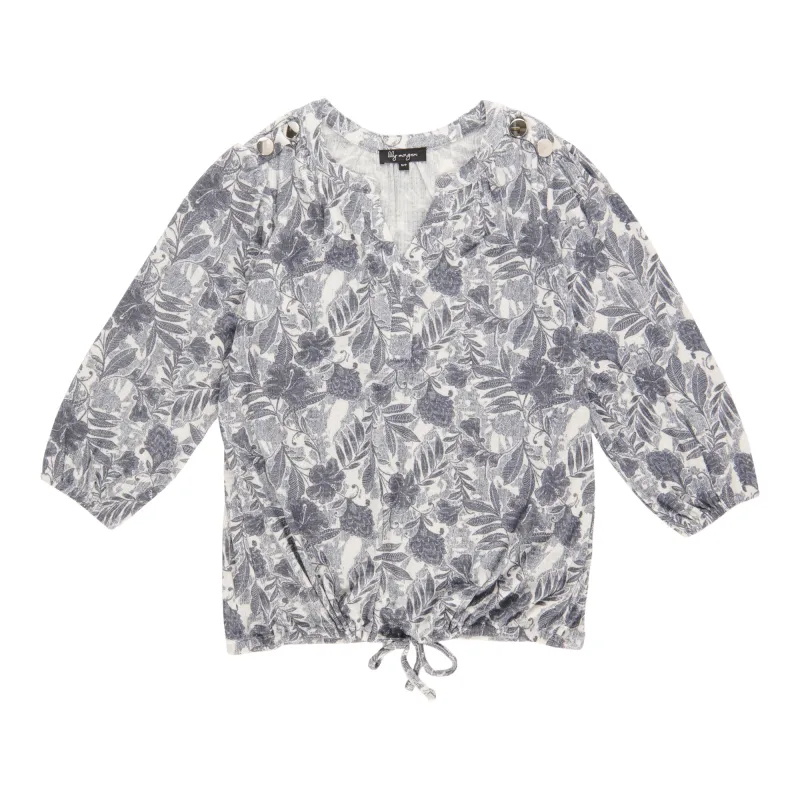 lily morgan Women's Tie Front Top sold by Giant Tiger