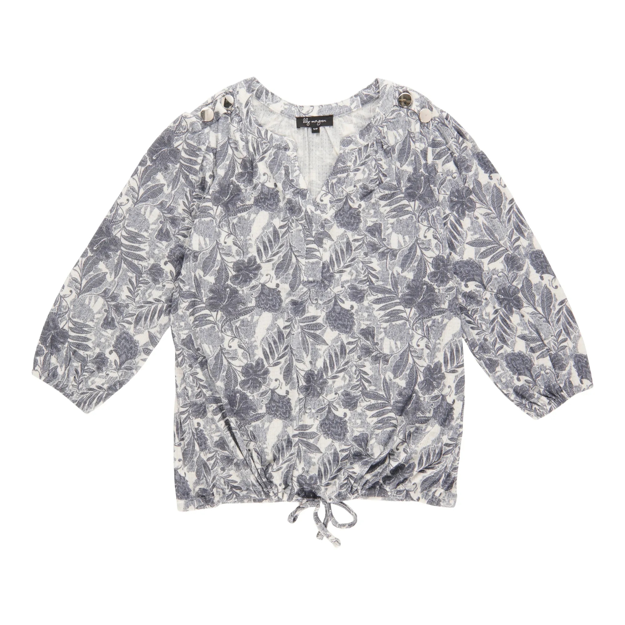 lily morgan Women's Tie Front Top sold by Giant Tiger