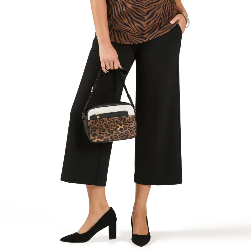 lily morgan Women's Wide-Leg Belted Ponte Pants sold by Giant Tiger