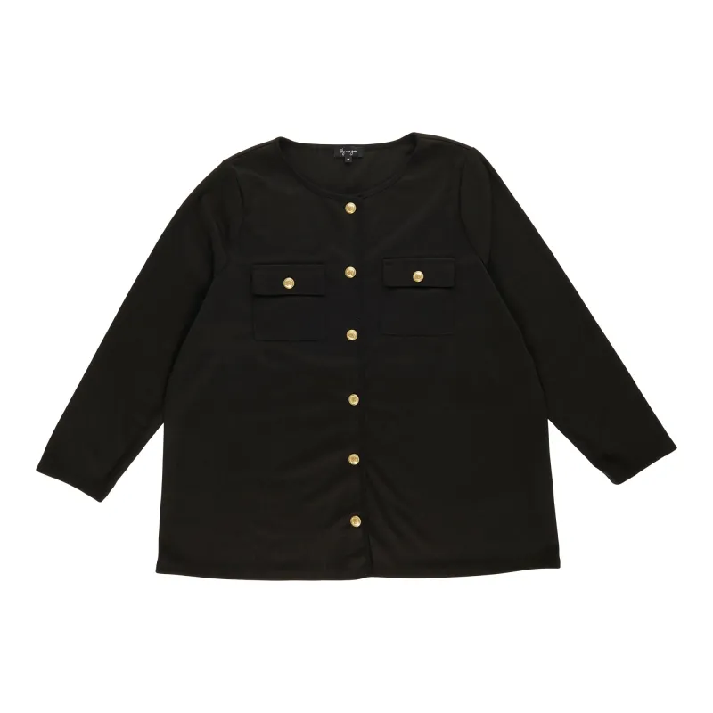 lily morgan Women's Plus Cardigan with Front Pockets sold by Giant Tiger