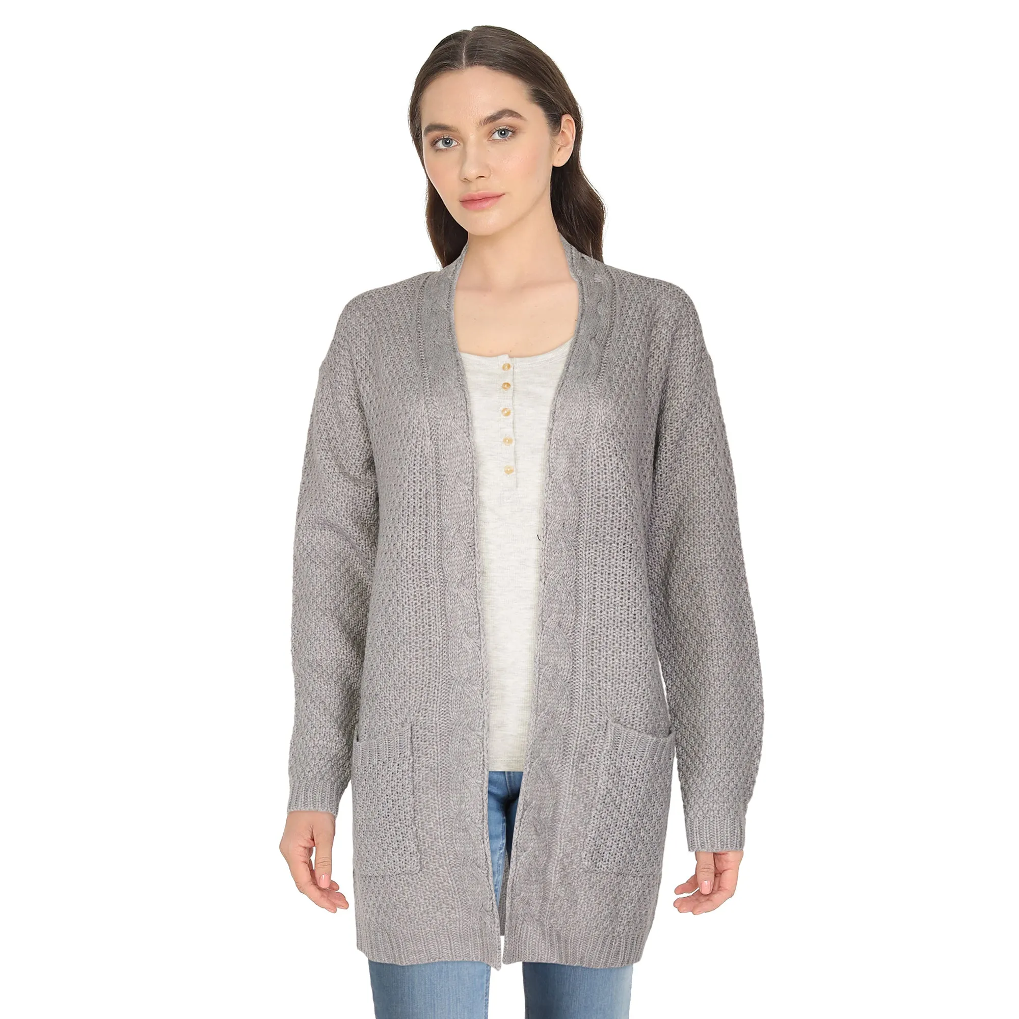 lily morgan Women's Knit Design Cardigan sold by Giant Tiger product image thumbnail 3