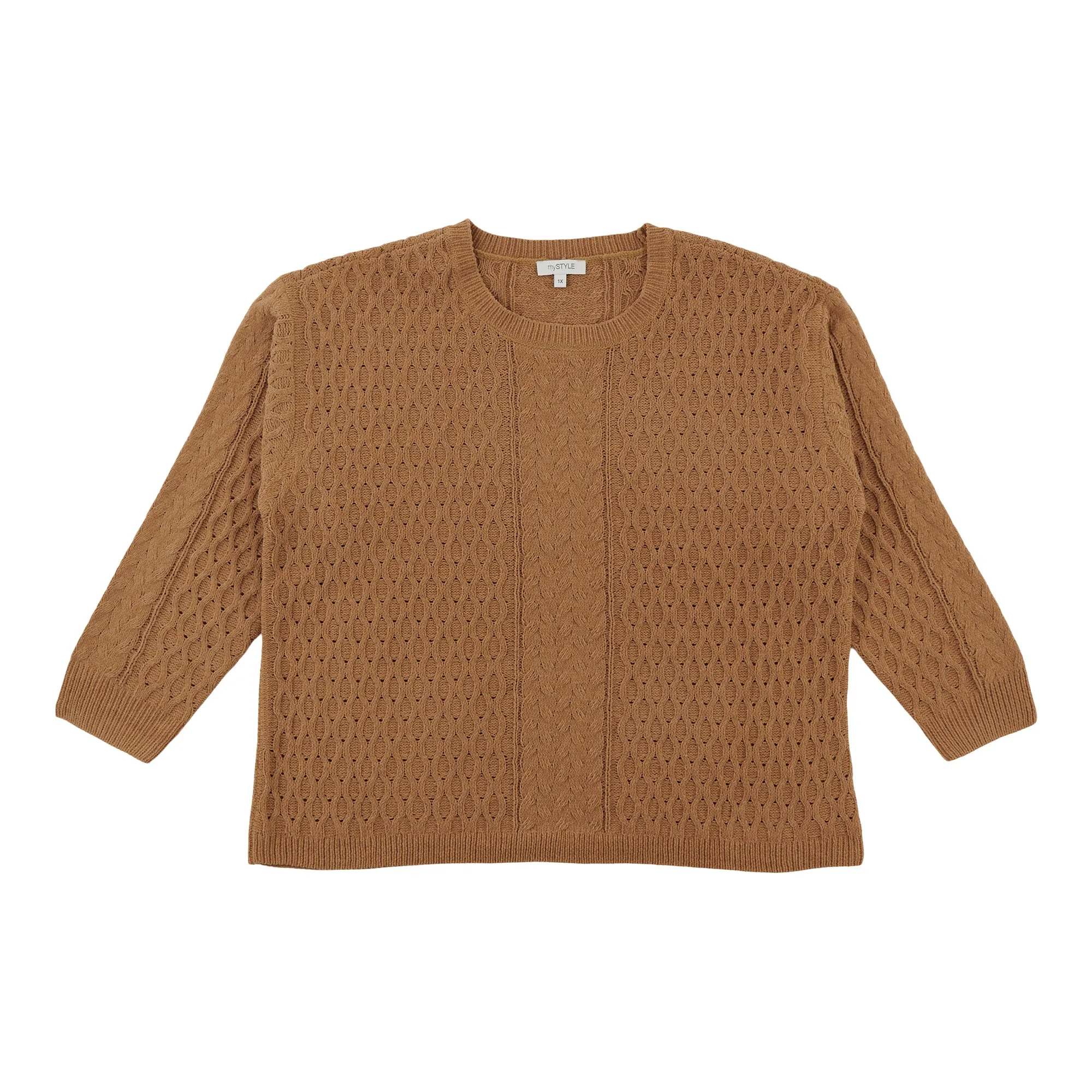 mySTYLE Women's Plus Chenille Cable Sweater sold by Giant Tiger product image thumbnail 2