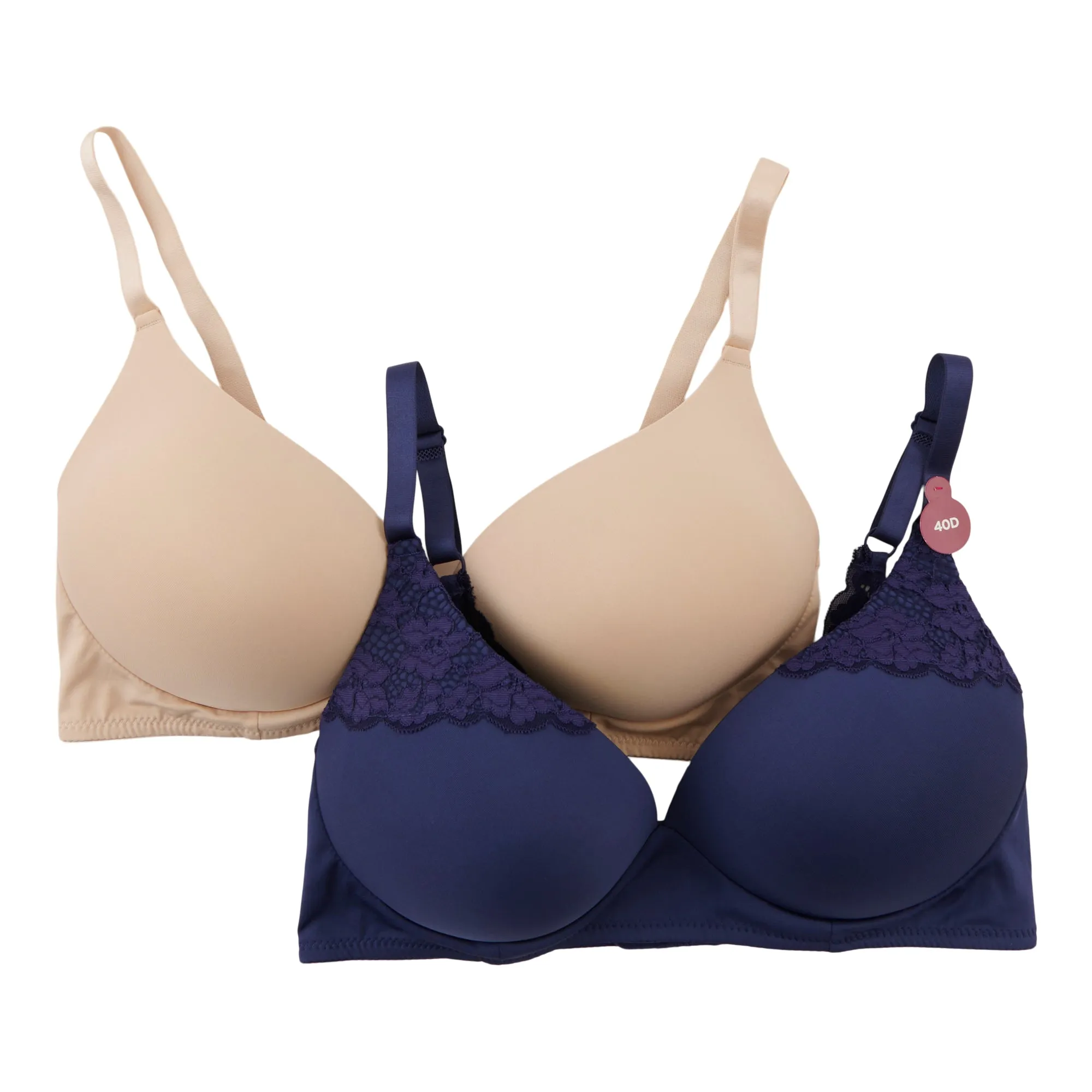 Carisma Women's Plus Wirefree Lace Bras, 2-Pack sold by Giant Tiger product image thumbnail 2