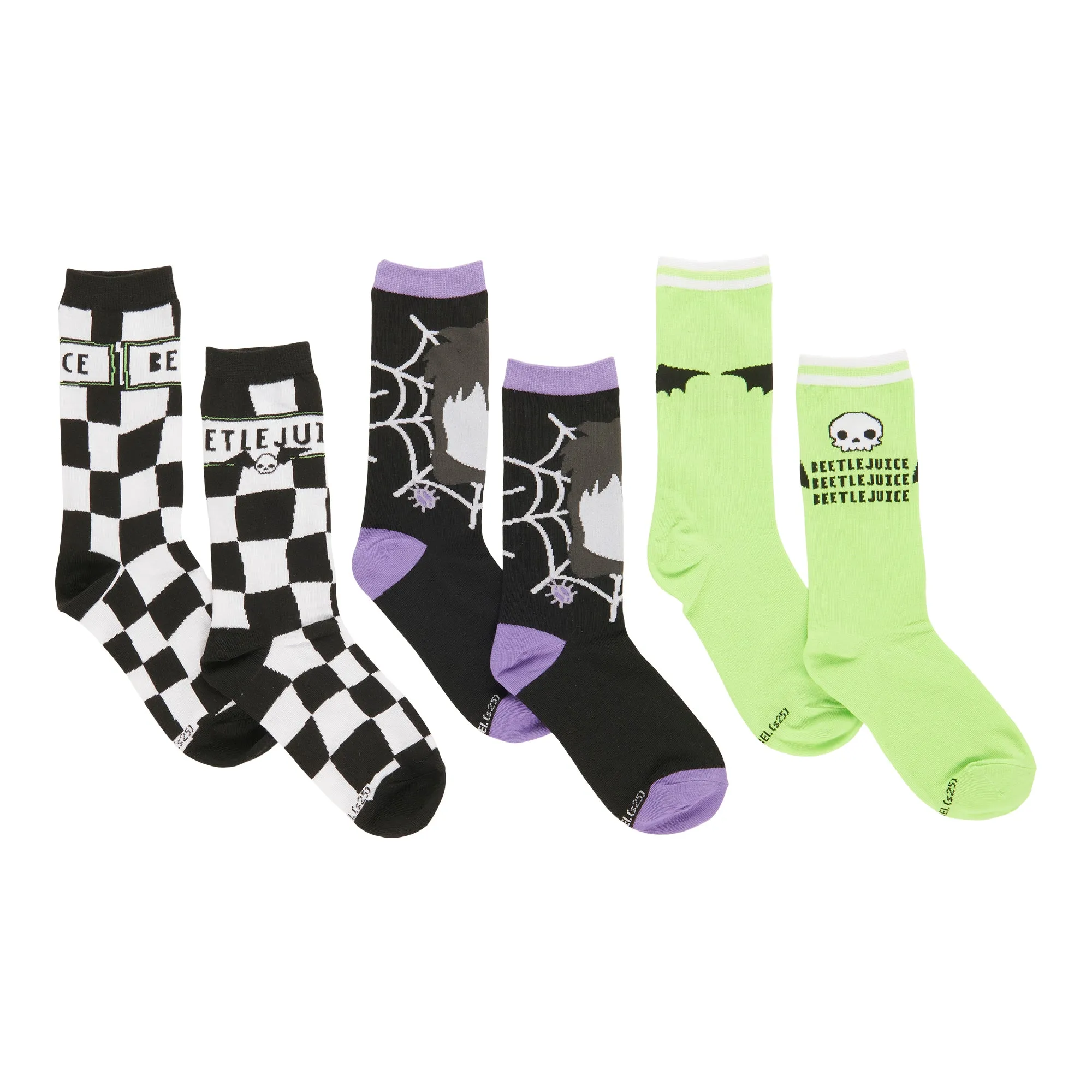 Women's Licensed Halloween Crew Socks, 3-Pack sold by Giant Tiger product image thumbnail 2