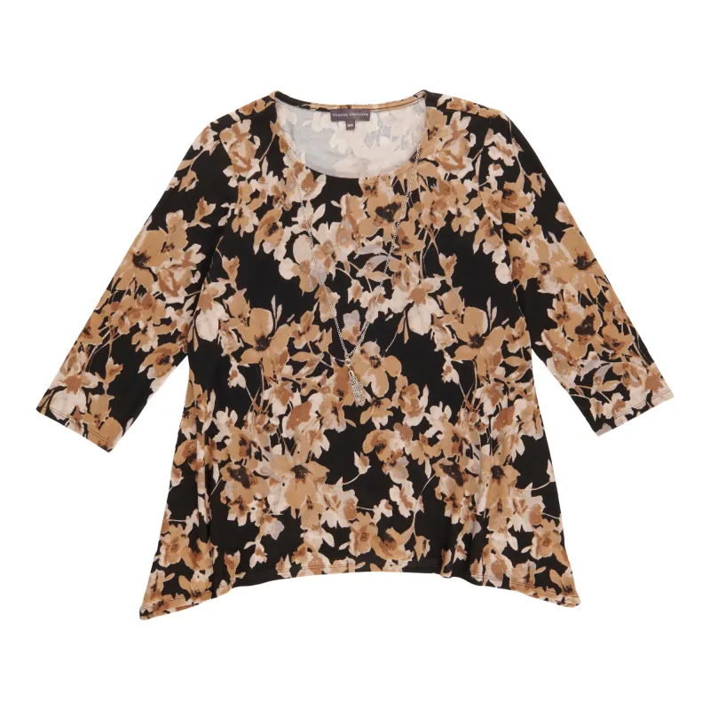 Classic Editions Women's Blouse with Necklace sold by Giant Tiger