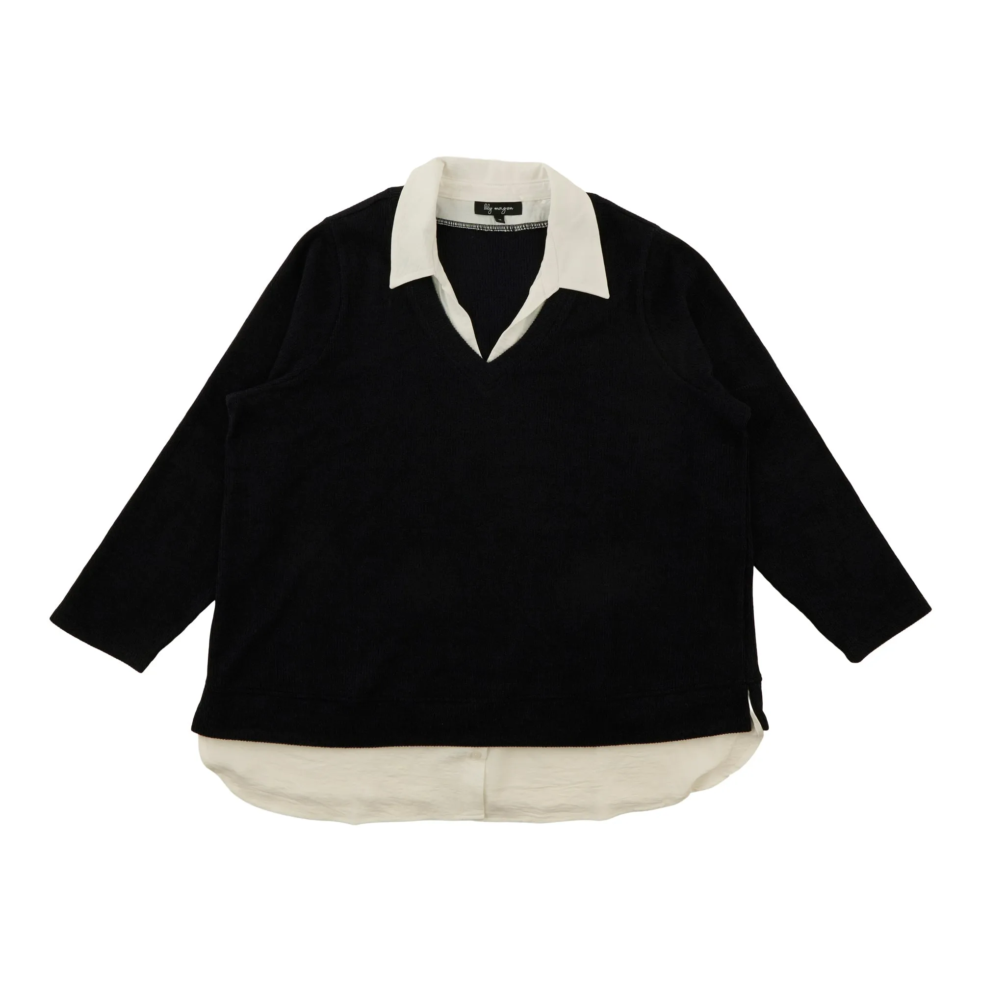 lily morgan Women's Plus Collared Sweater sold by Giant Tiger product image thumbnail 4