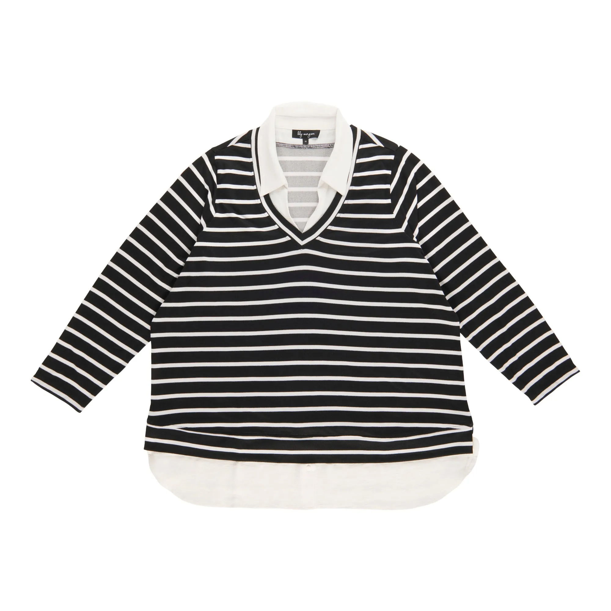 lily morgan Women's Plus Collared Sweater sold by Giant Tiger