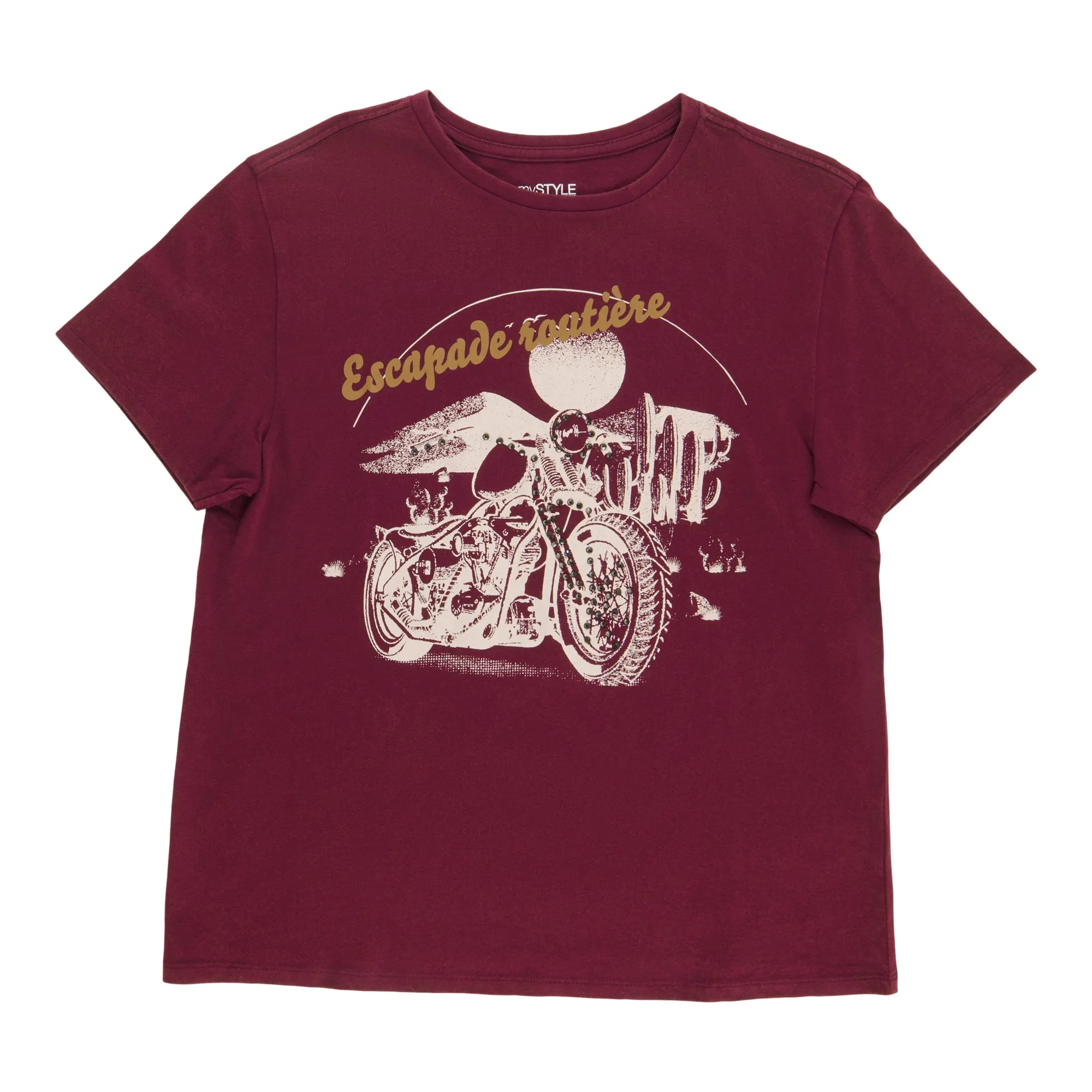 mySTYLE Women's Crew Neck T-Shirt sold by Giant Tiger product image thumbnail 2