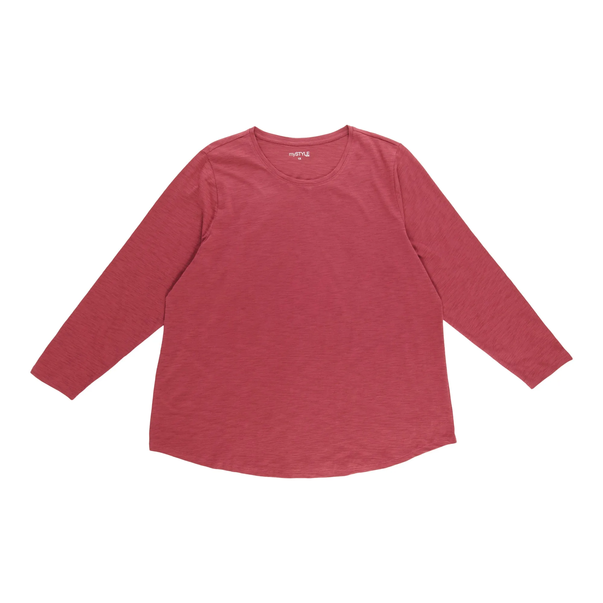 mySTYLE Women's Plus Long Sleeve Tee sold by Giant Tiger product image thumbnail 4