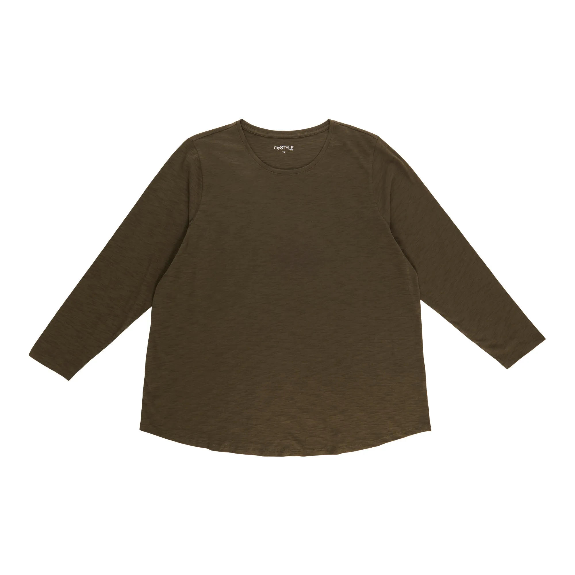 mySTYLE Women's Plus Long Sleeve Tee sold by Giant Tiger product image thumbnail 3