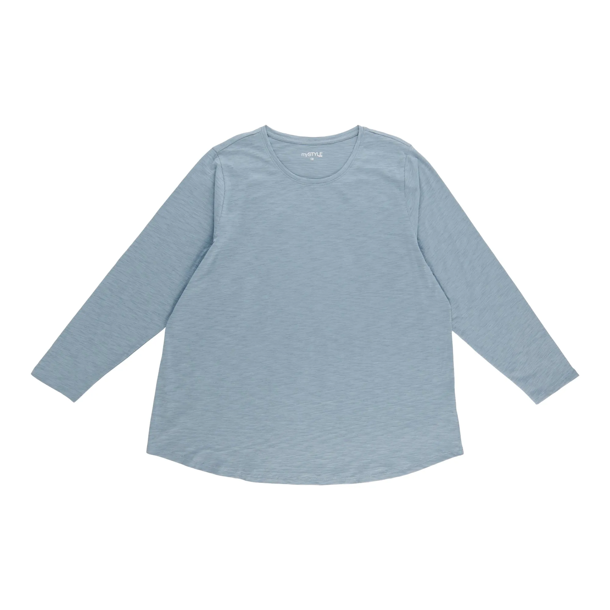 mySTYLE Women's Plus Long Sleeve Tee sold by Giant Tiger