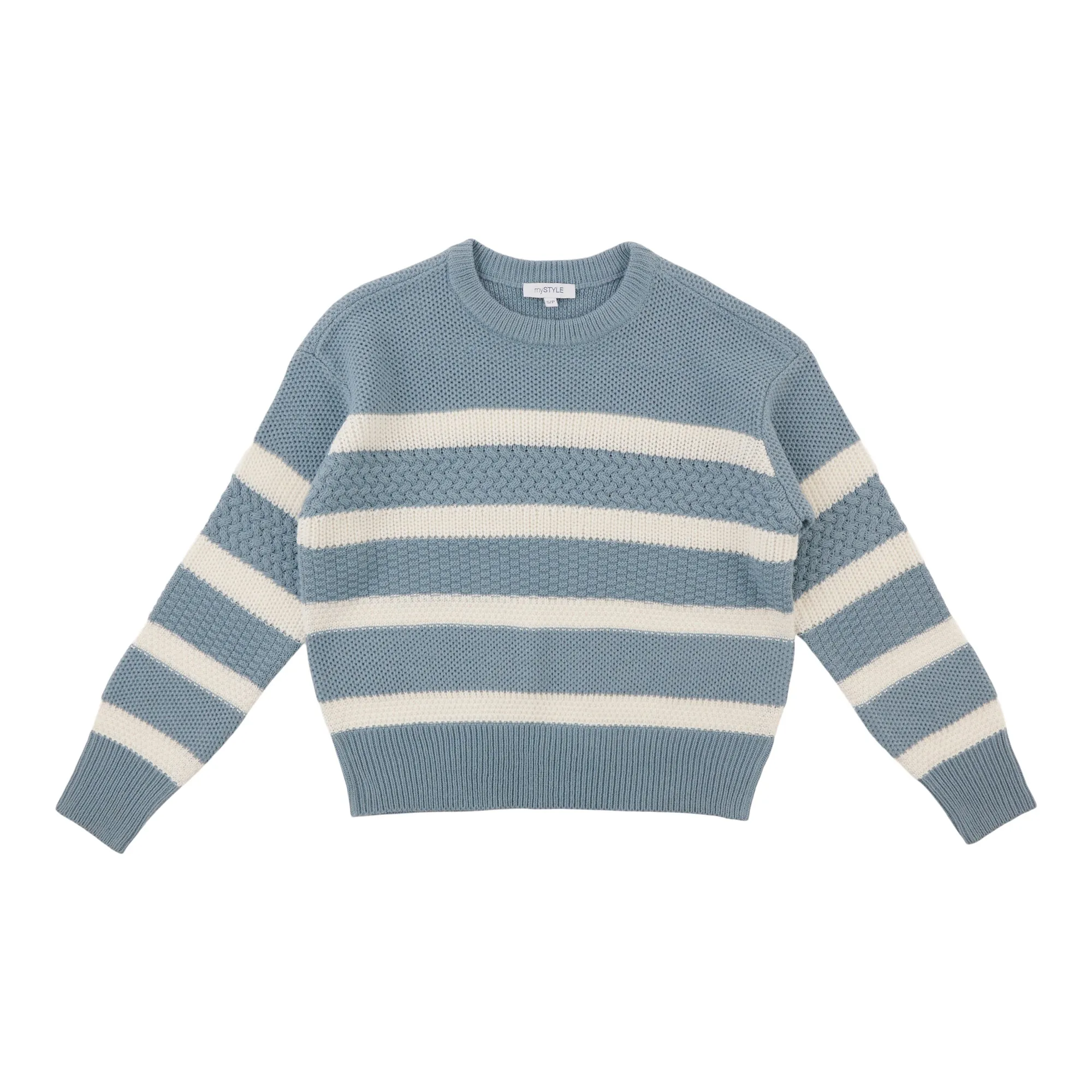 mySTYLE Women's Striped Pullover Sweater sold by Giant Tiger