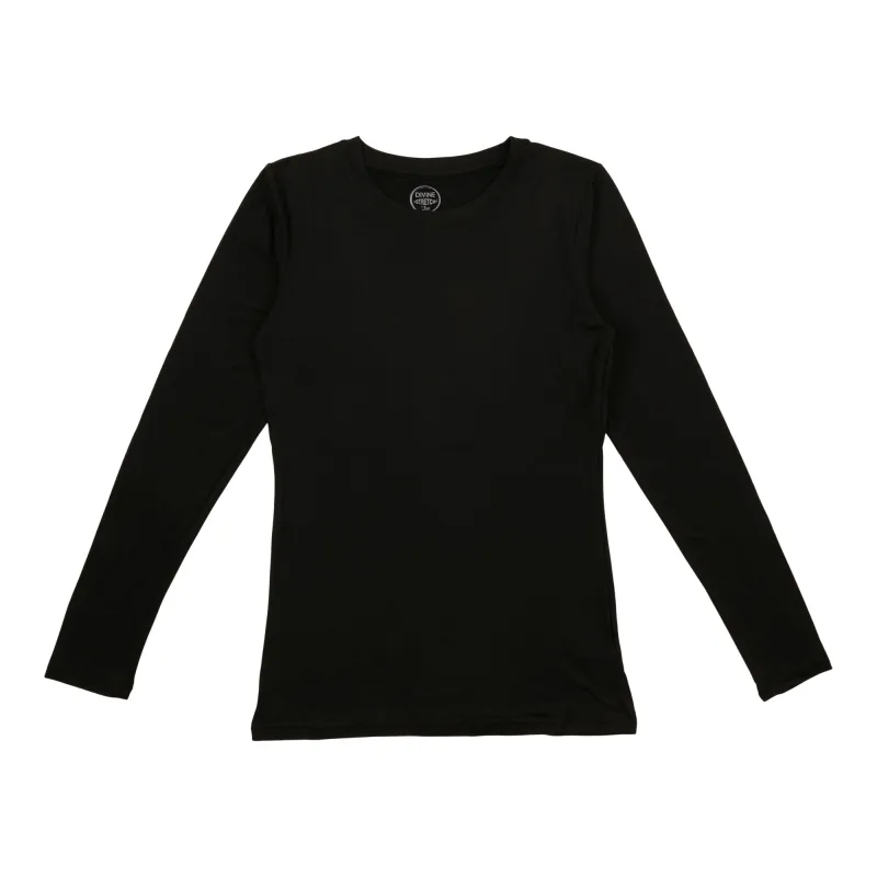 Women's Solid Long Sleeve Scrub Top sold by Giant Tiger