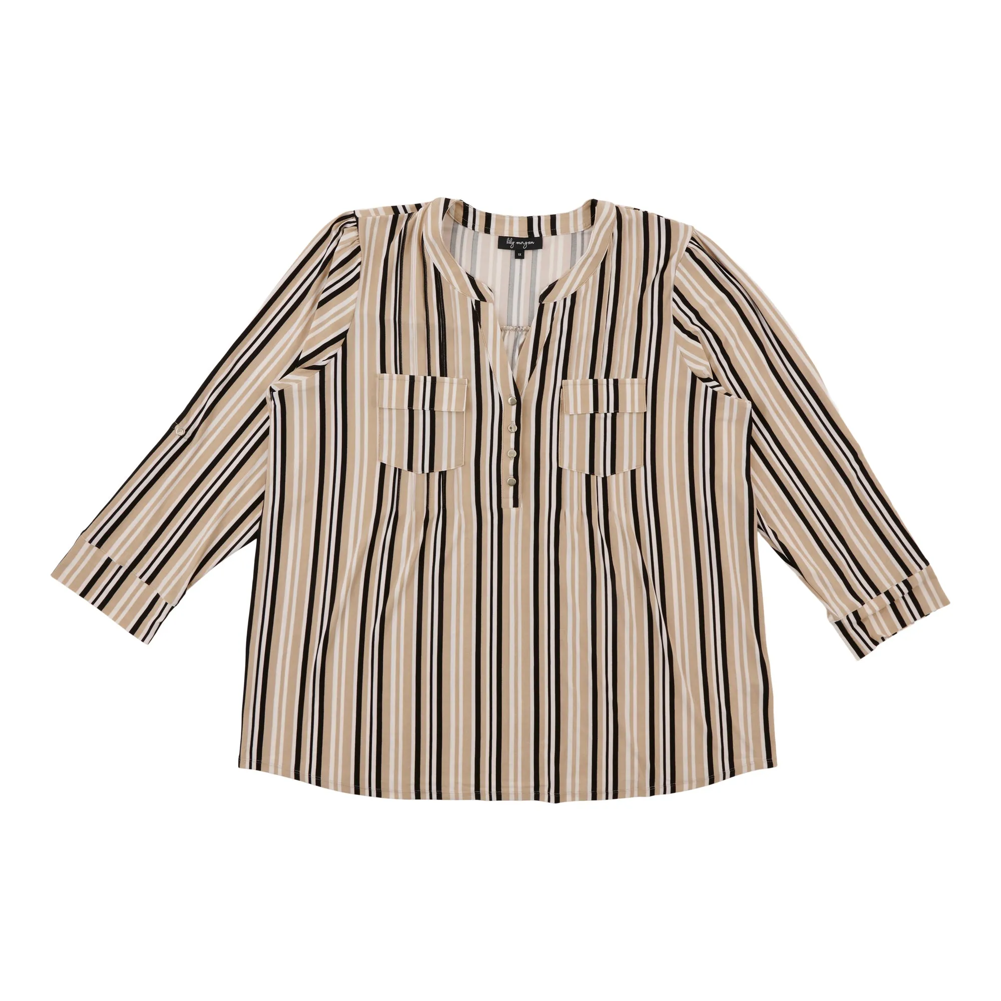 lily morgan Women's Plus Top with Front Pockets sold by Giant Tiger product image thumbnail 4