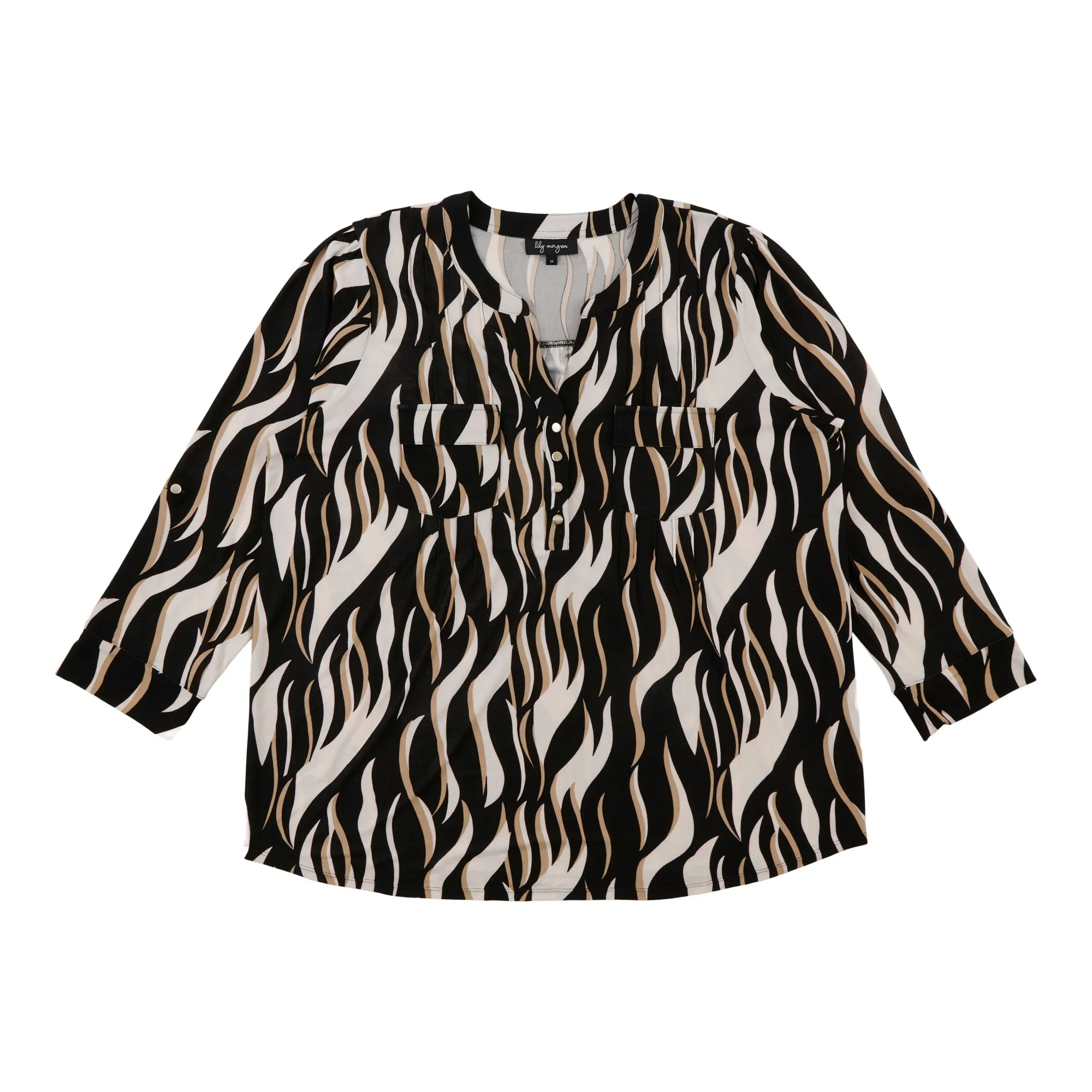 lily morgan Women's Plus Top with Front Pockets sold by Giant Tiger