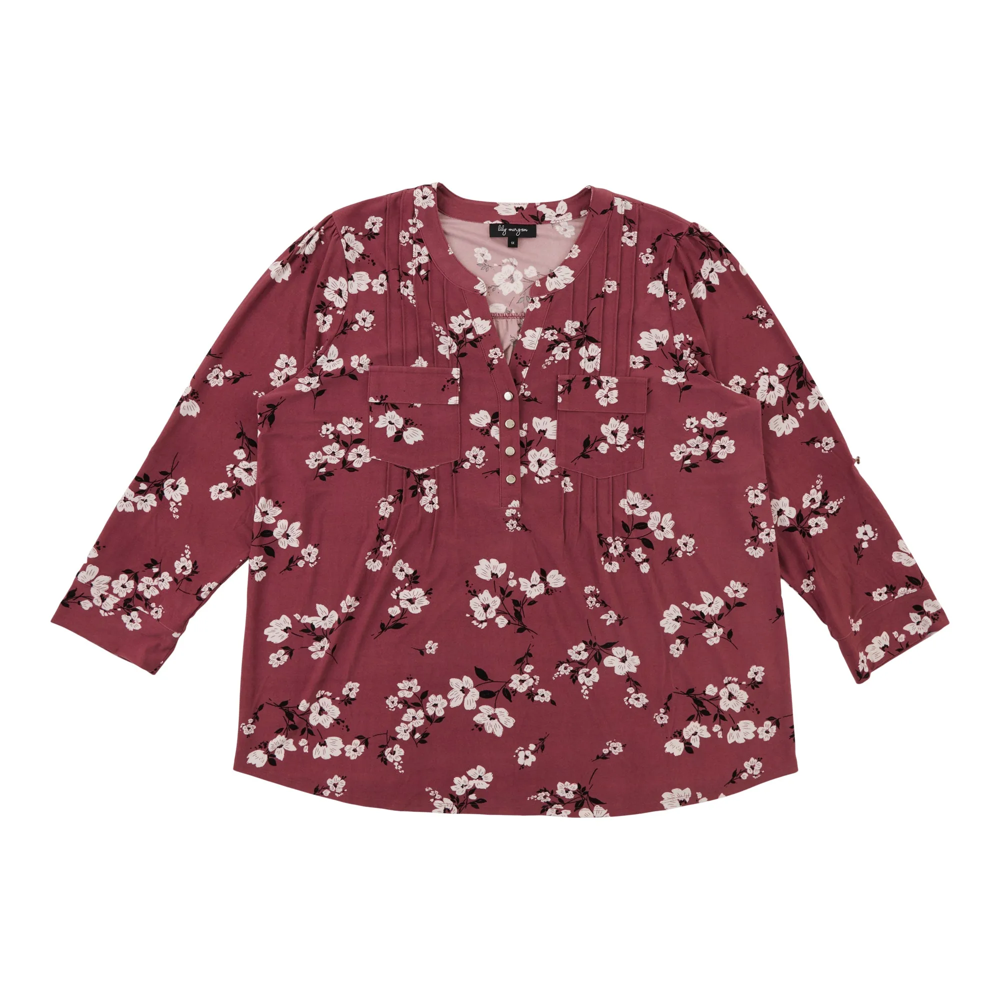 lily morgan Women's Plus Top with Front Pockets sold by Giant Tiger product image thumbnail 3