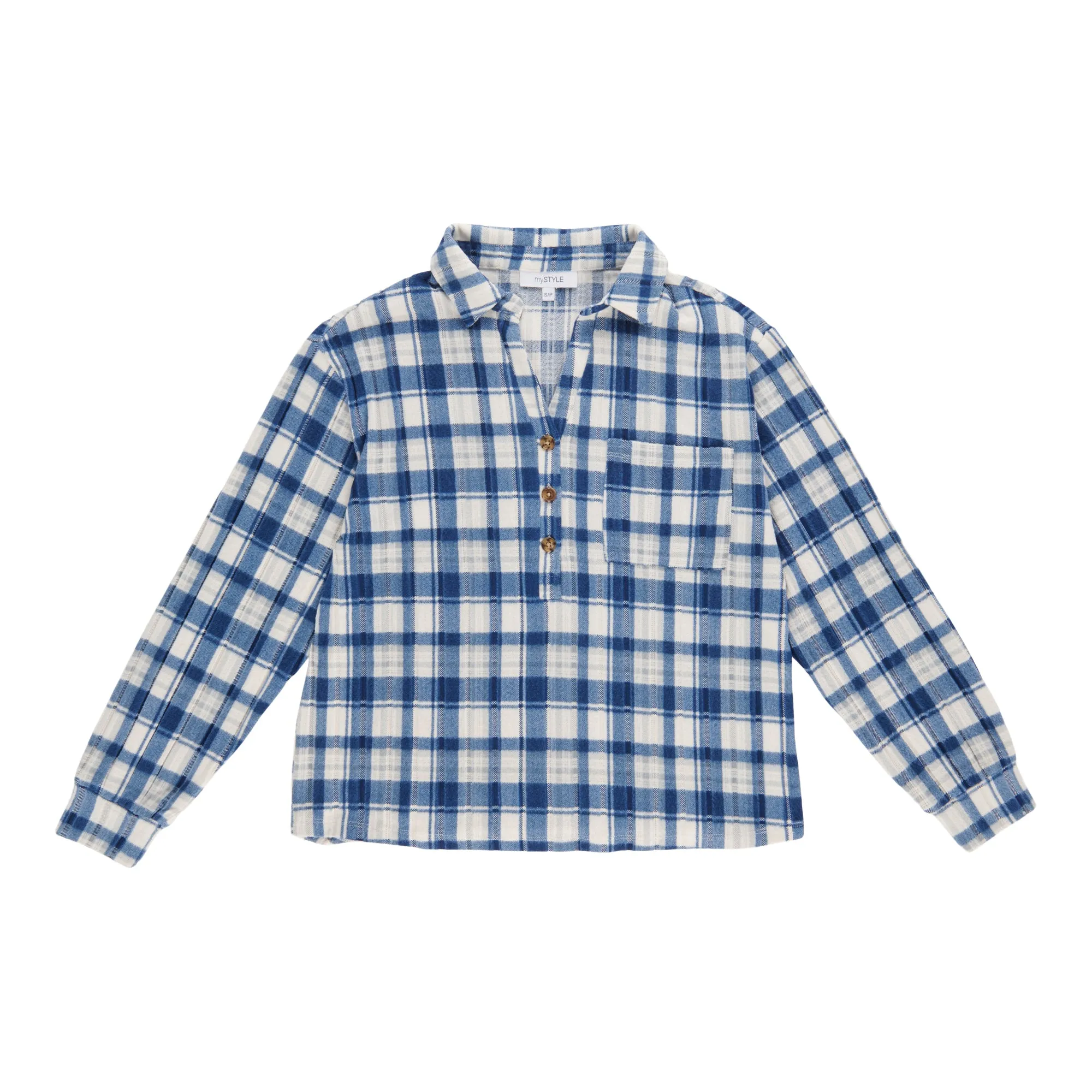 mySTYLE Women's Plaid Shirt sold by Giant Tiger