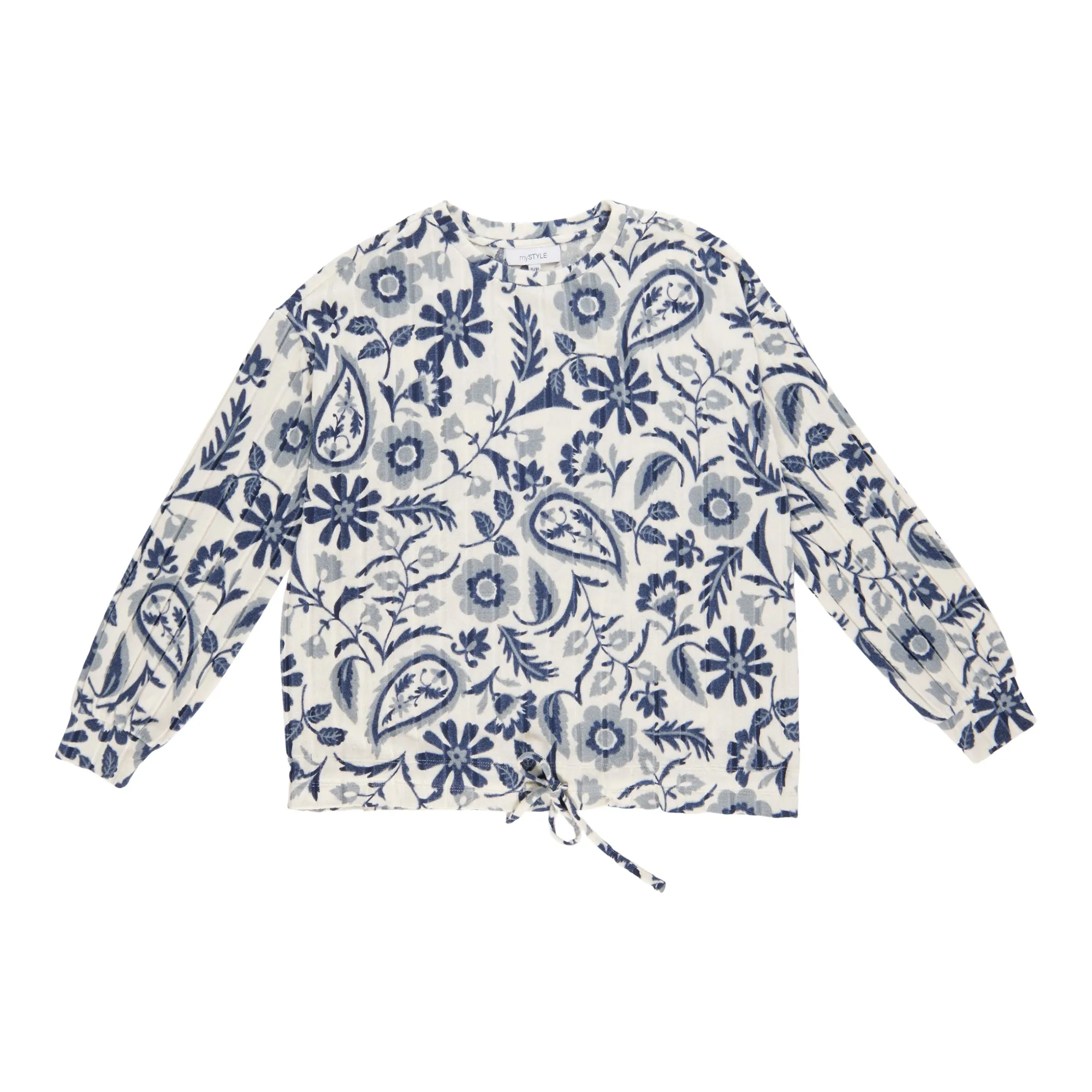 mySTYLE Women's Long Sleeve Tie Front Top sold by Giant Tiger