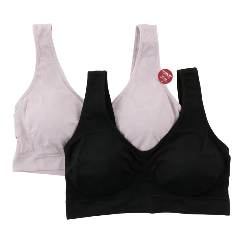 Carisma Women's Plus Seamless Comfort Bras, 2-Pack sold by Giant Tiger