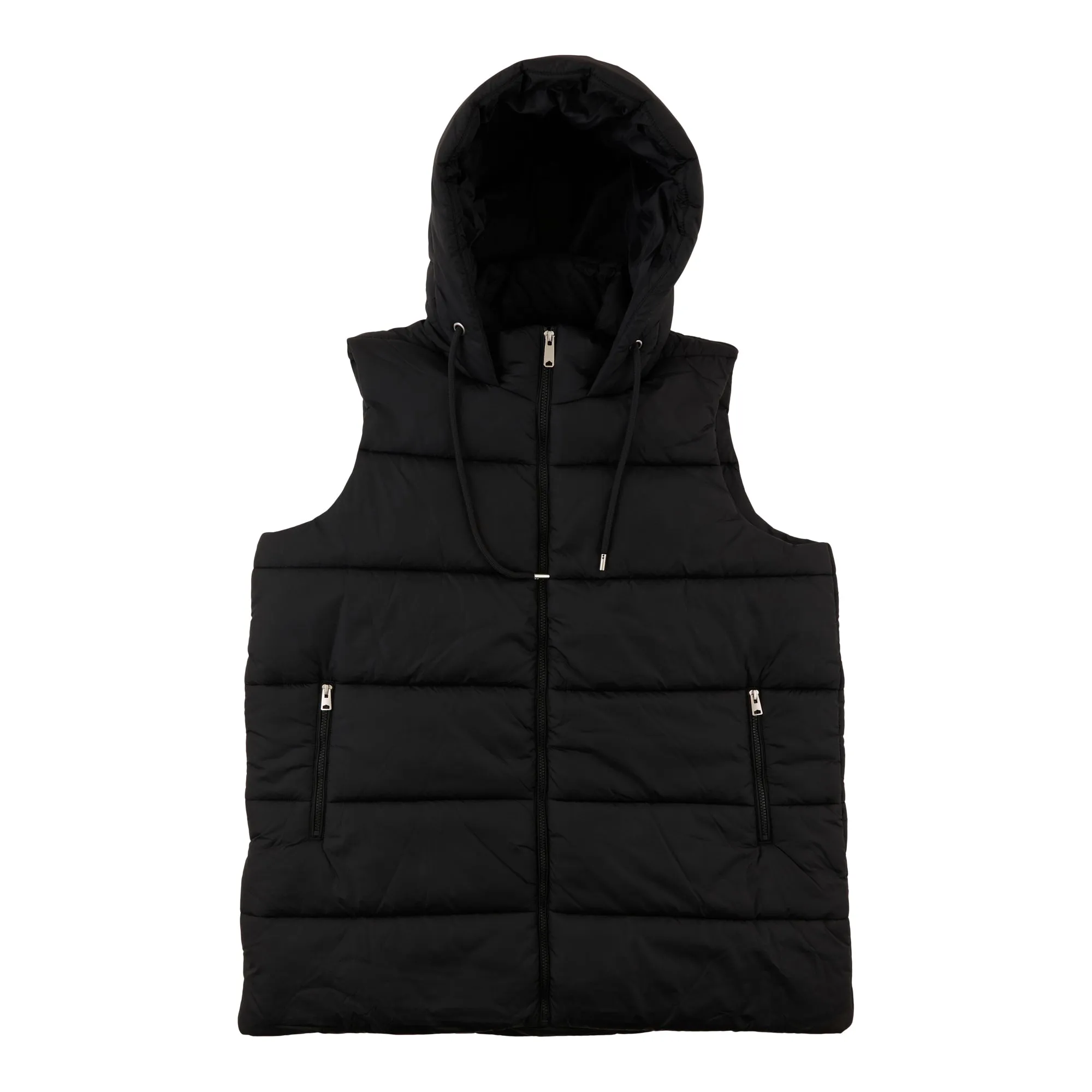 mySTYLE Women's Plus Mid-Length Puffer Vest sold by Giant Tiger