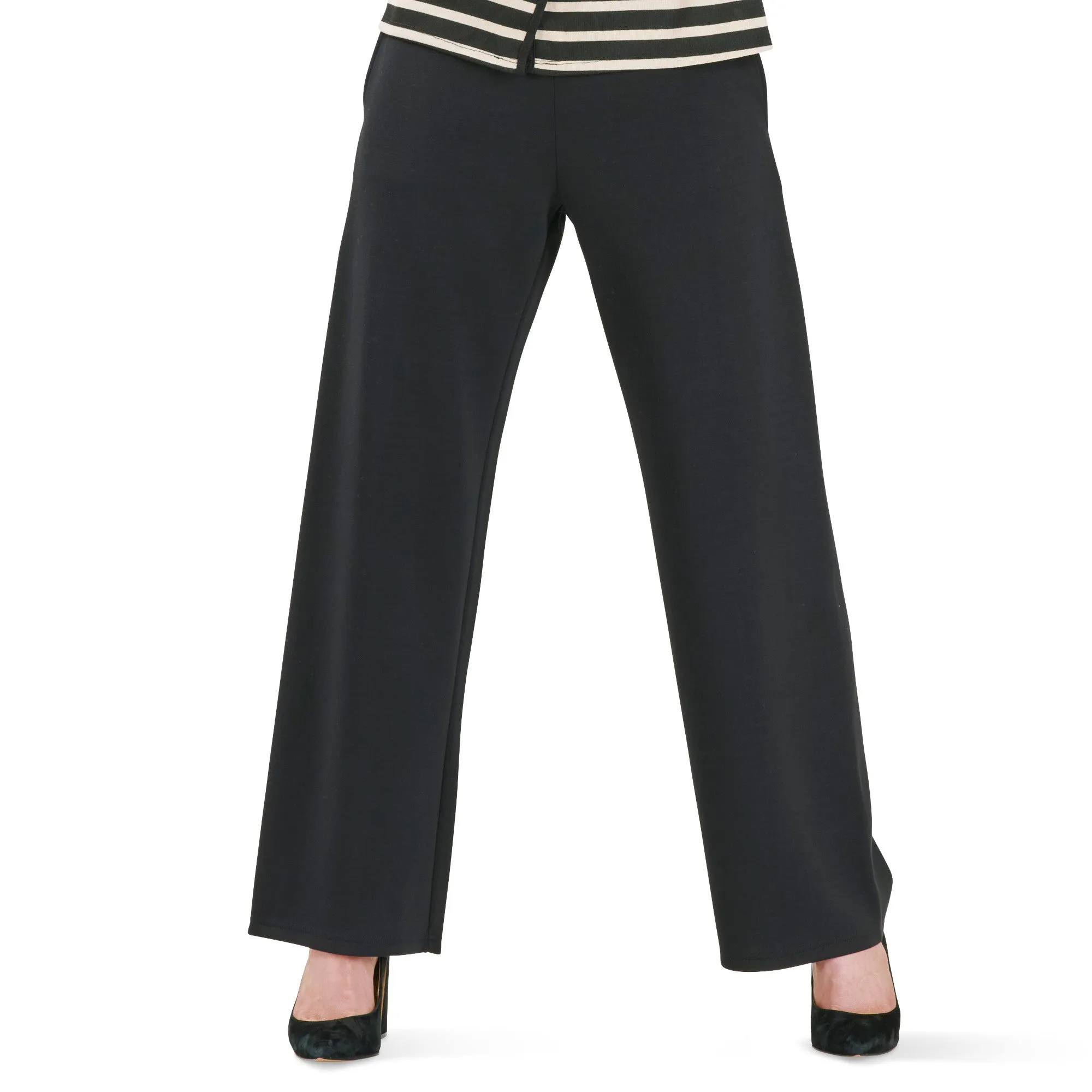 lily morgan Women's Soft Wide-Leg Scuba Pants sold by Giant Tiger product image thumbnail 2