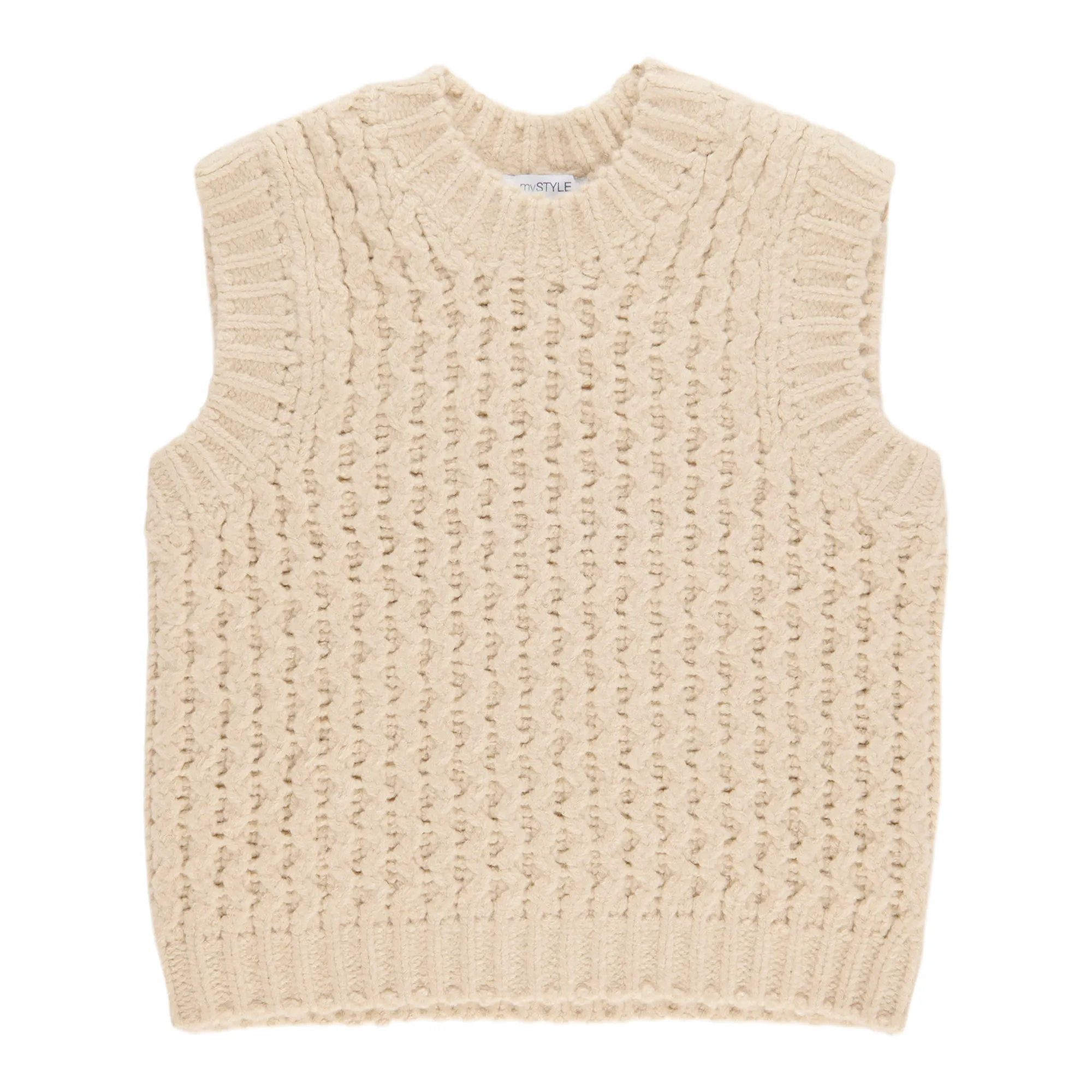 mySTYLE Women's Chunky Open Stitch Vest sold by Giant Tiger