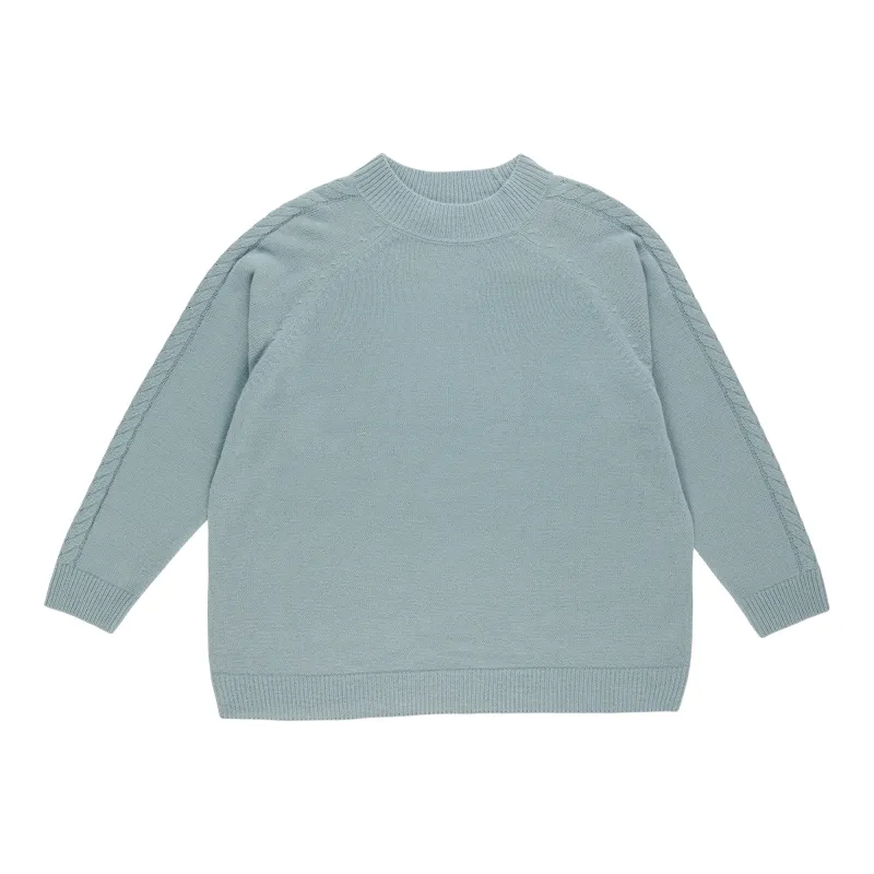 mySTYLE Women's Plus Cable Mock-Neck Sweater sold by Giant Tiger