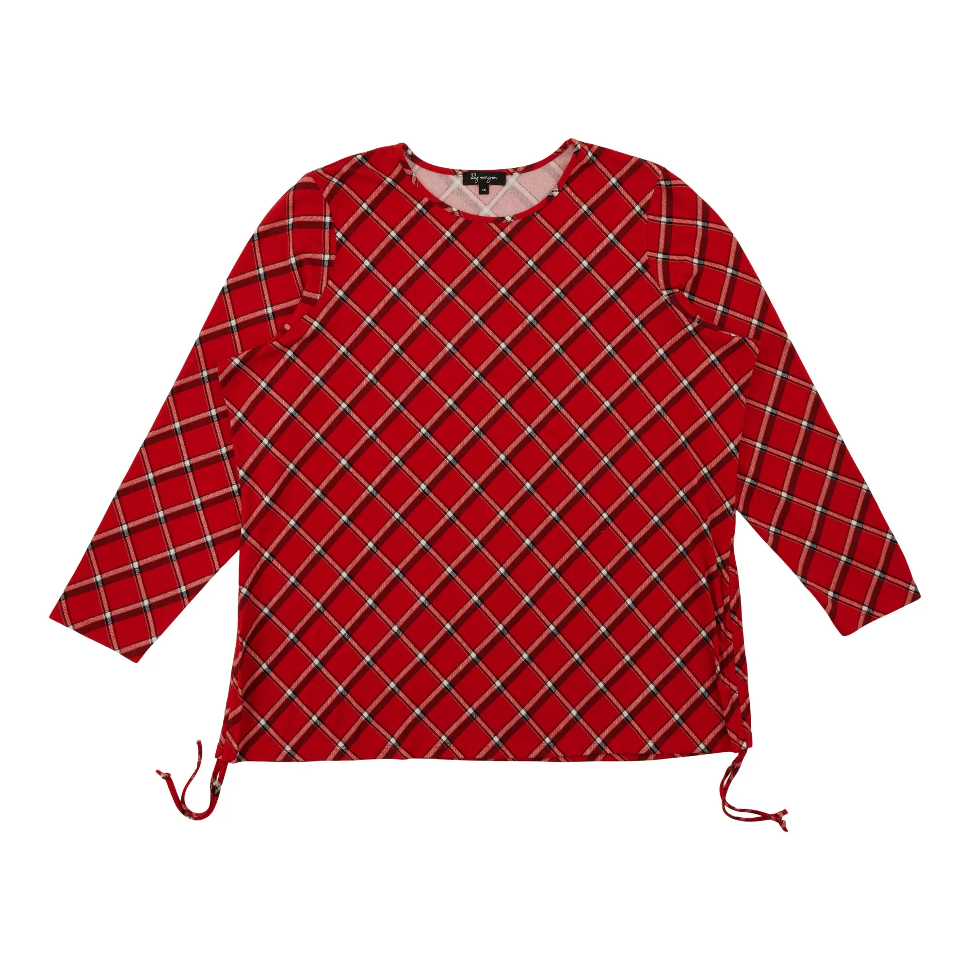 lily morgan Women's Plus Top with Side Ties sold by Giant Tiger