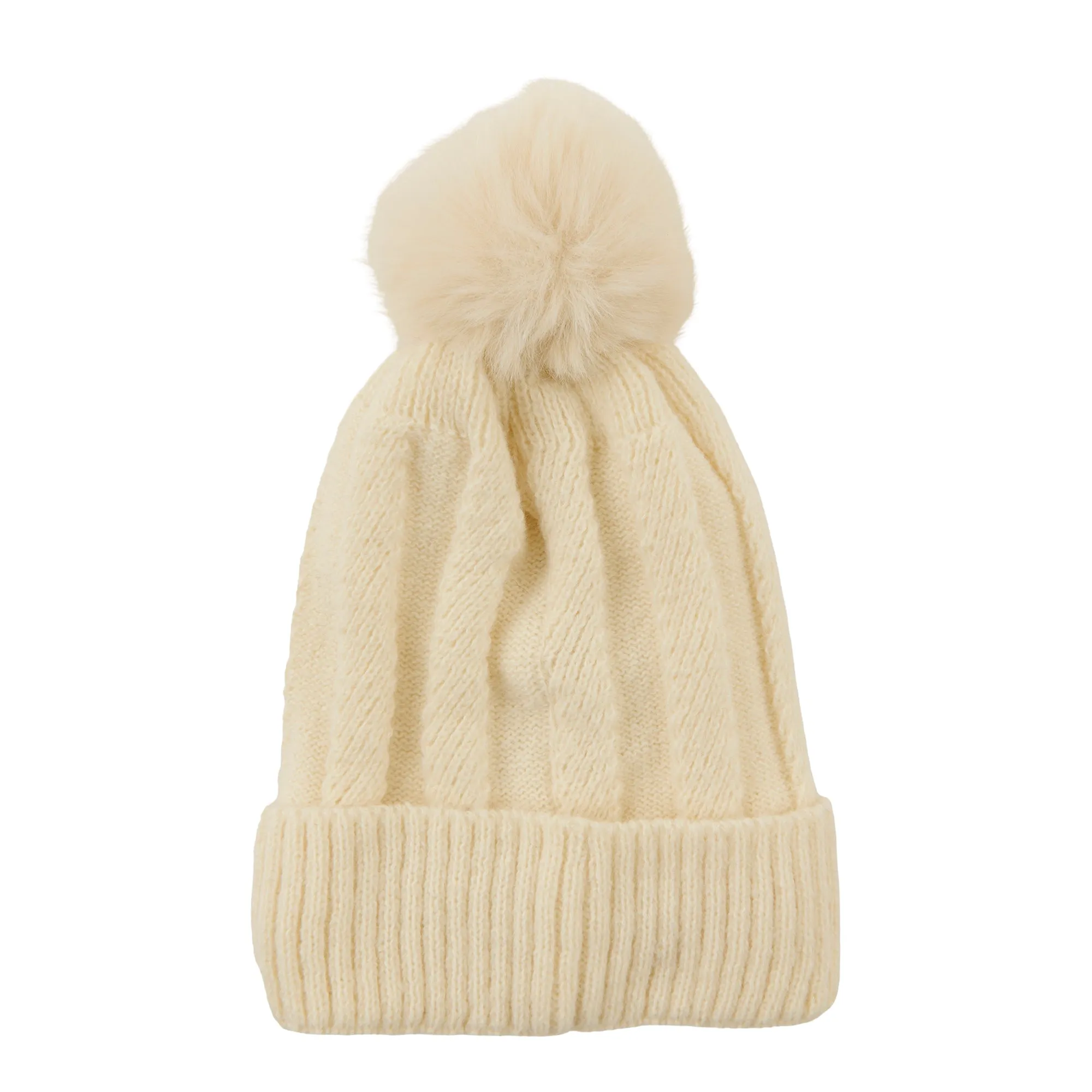 Women's Pom Pom Cable Knit Toque sold by Giant Tiger product image thumbnail 4