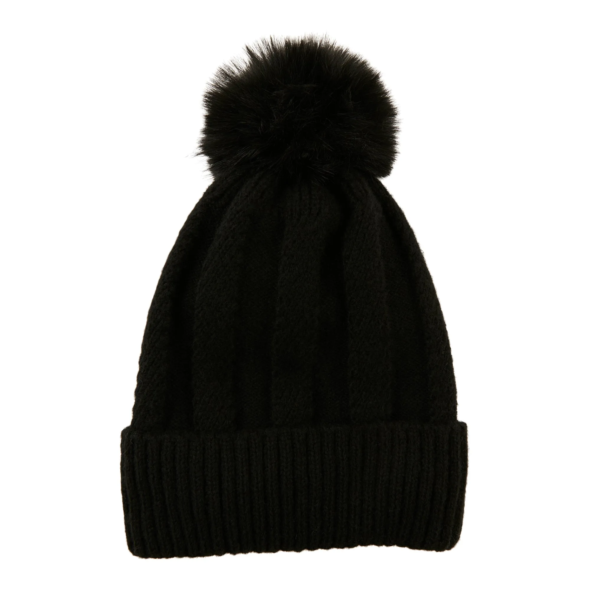 Women's Pom Pom Cable Knit Toque sold by Giant Tiger