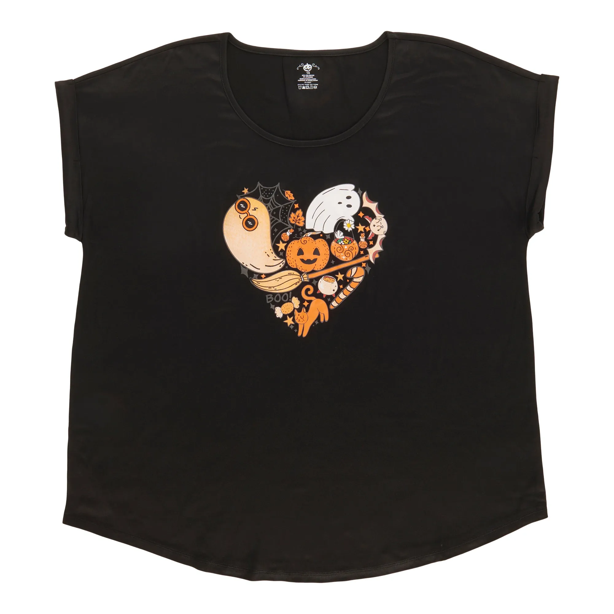 Women's Plus Halloween Tee sold by Giant Tiger