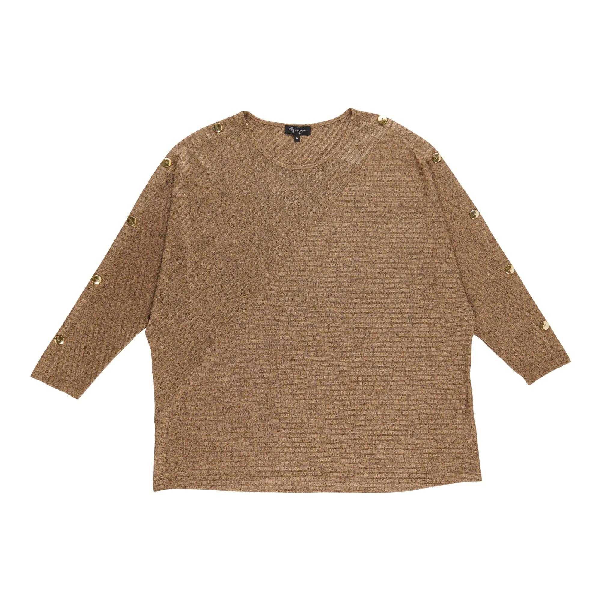 lily morgan Women's Plus Bias Cut Top sold by Giant Tiger